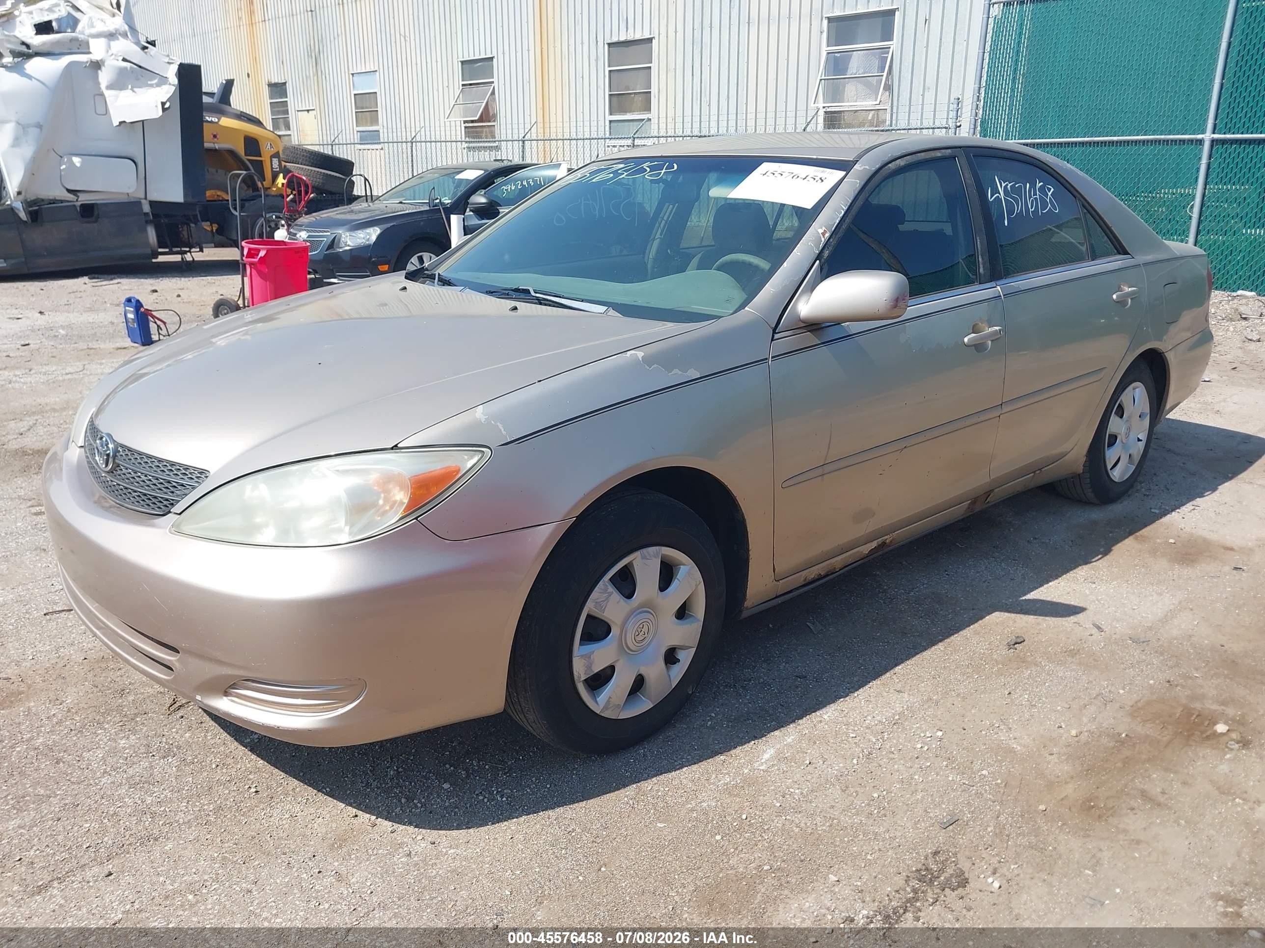 2002 Toyota Camry Le Золотой vin: 4T1BE32K72U056891