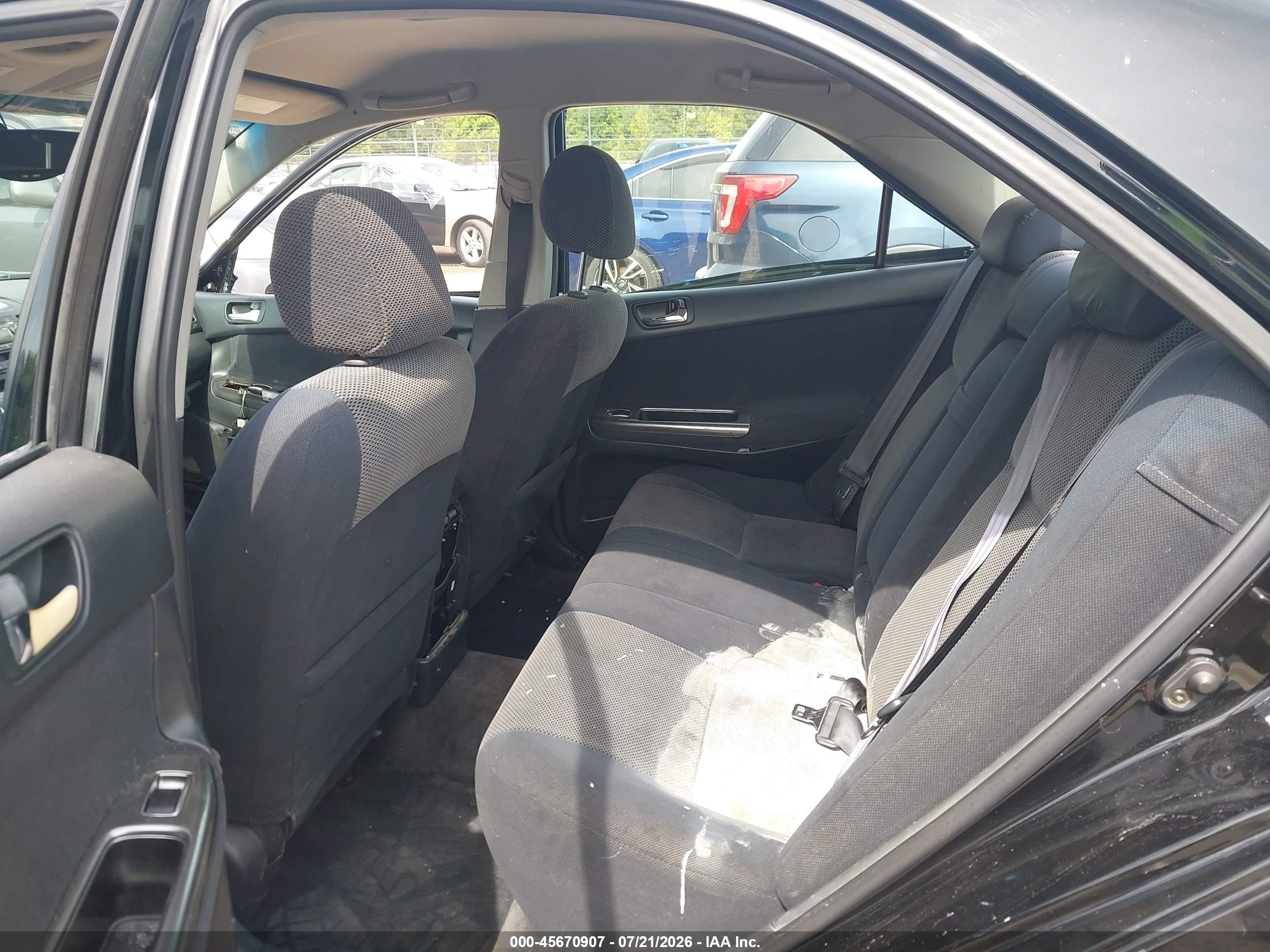 2002 Toyota Camry Se Black vin: 4T1BE32K72U110318