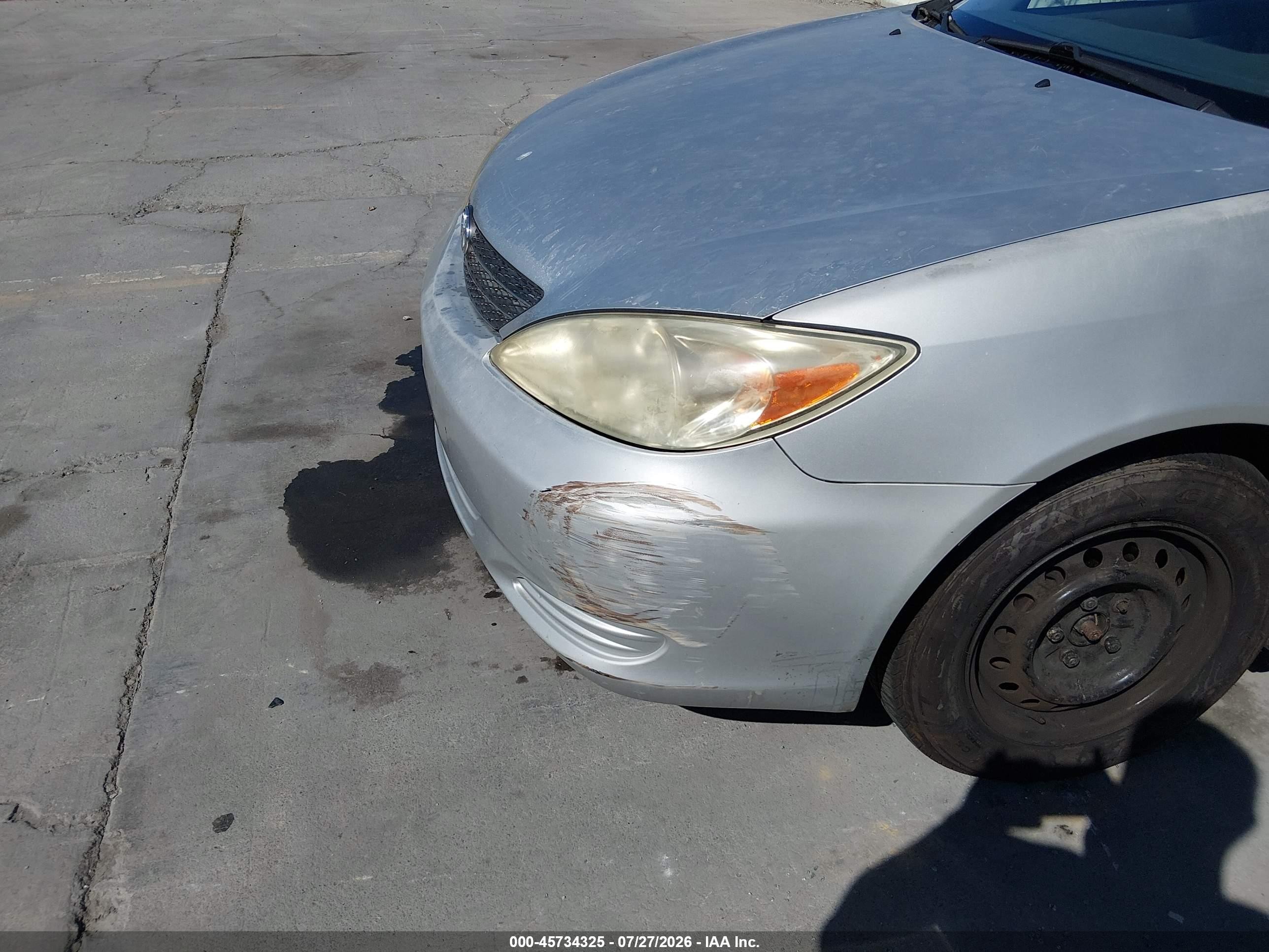 2002 Toyota Camry Le Gray vin: 4T1BE32K72U500433