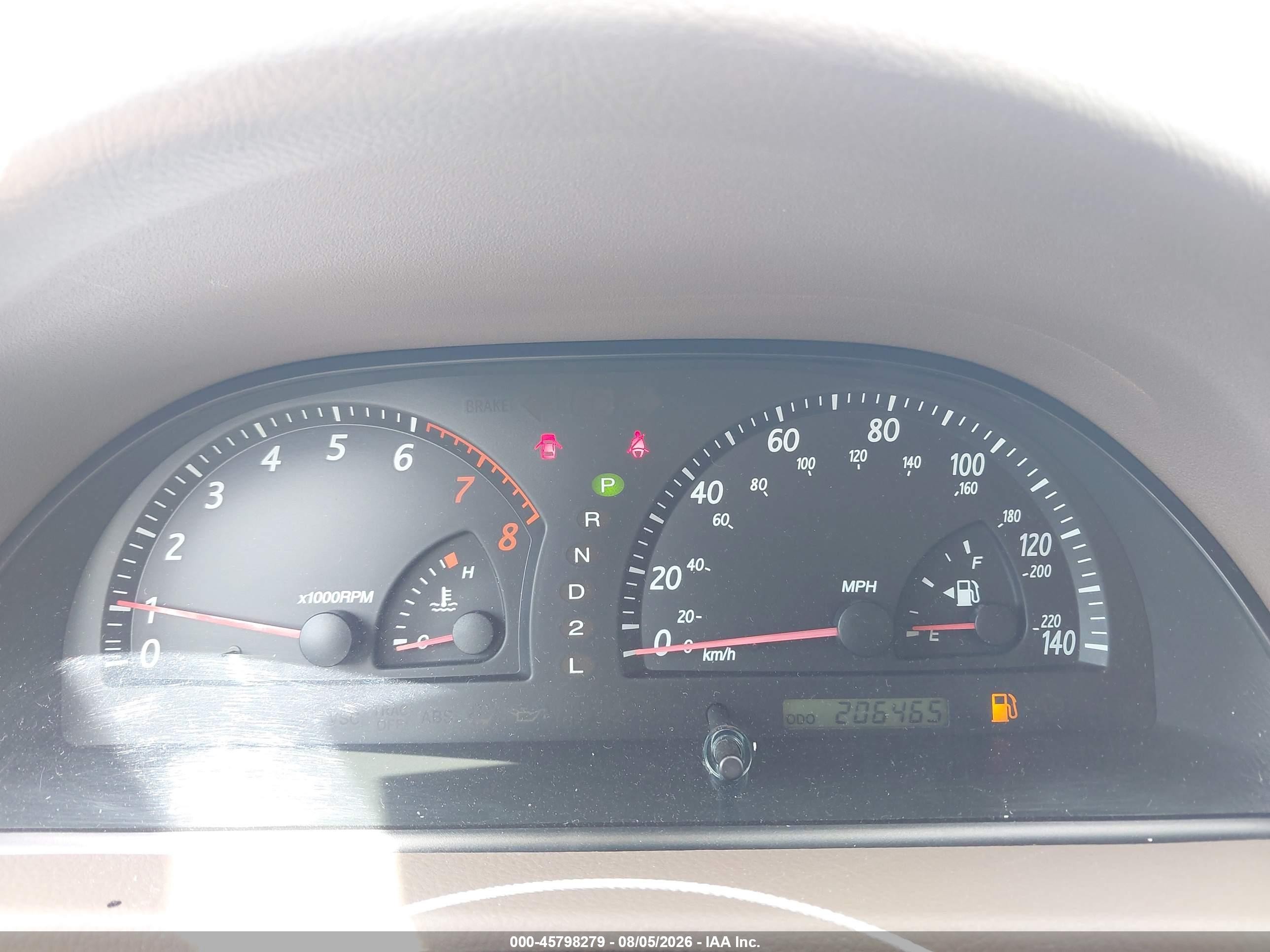 2002 Toyota Camry Le Green vin: 4T1BE32K72U542259