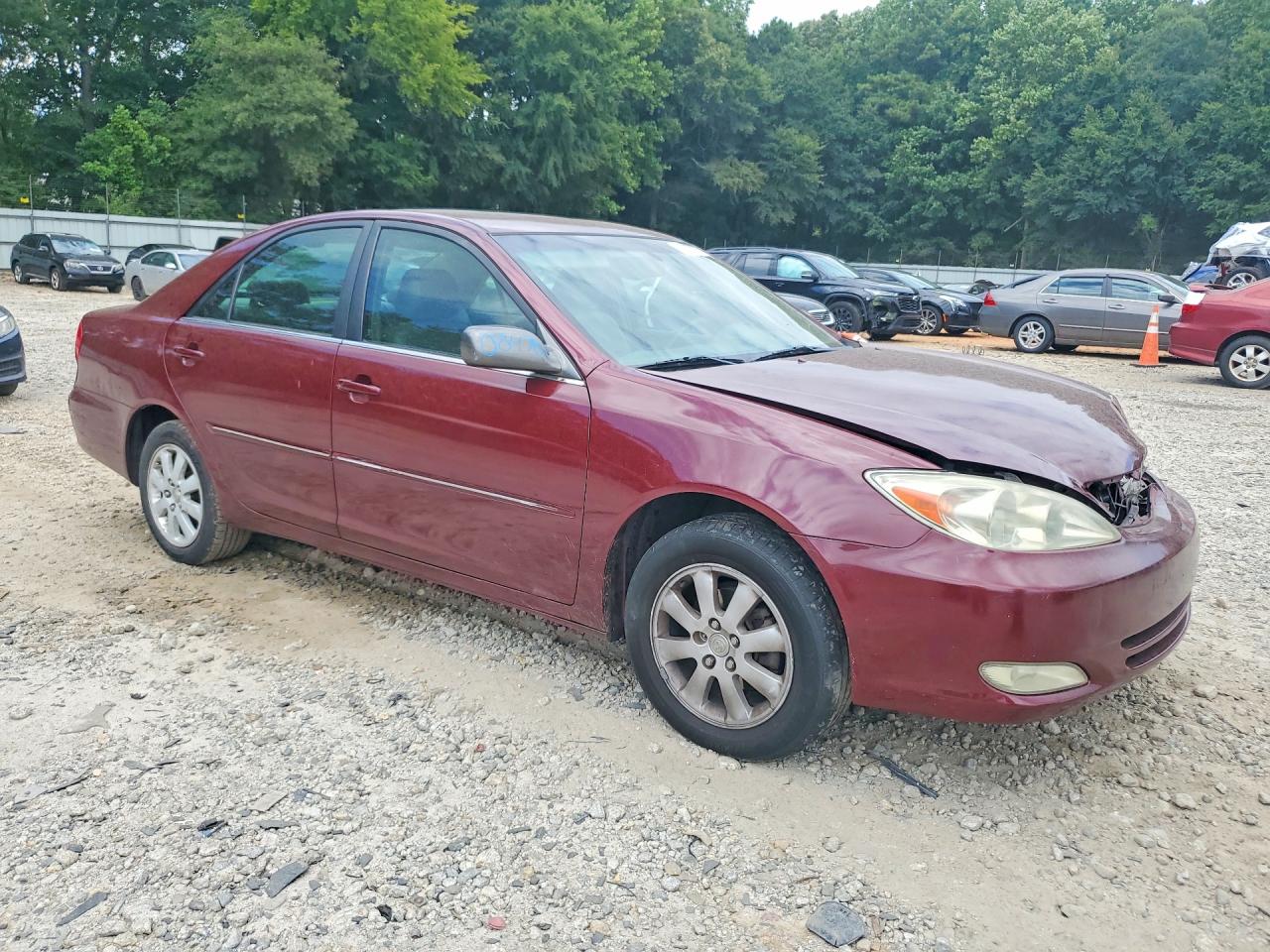 2003 Toyota Camry Xle Burgundy vin: 4T1BE32K73U143479