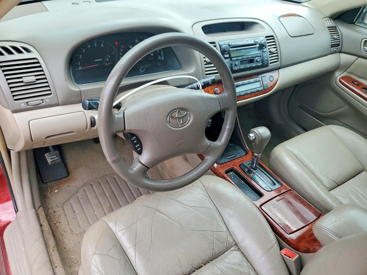 2003 Toyota Camry Xle Burgundy vin: 4T1BE32K73U143479