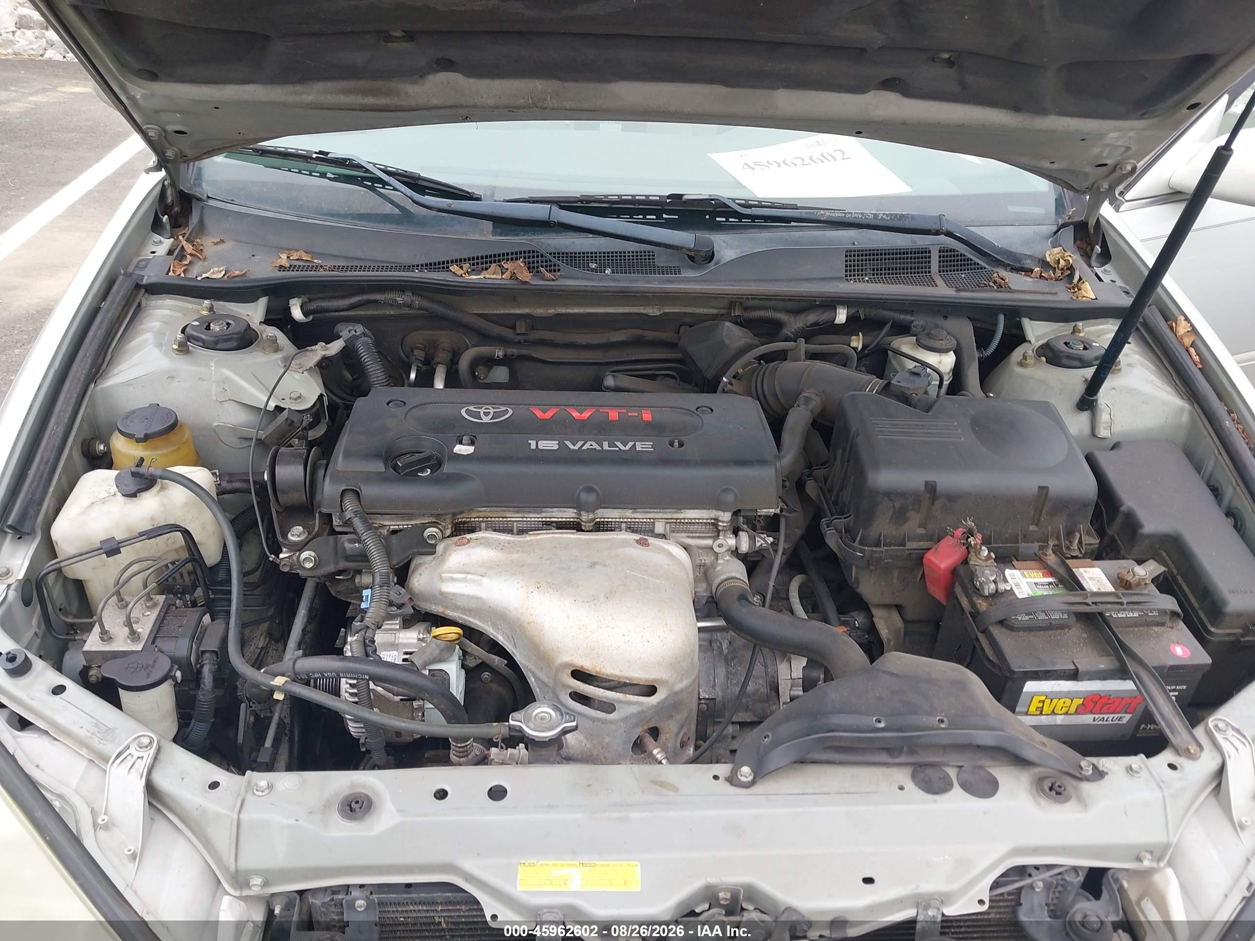 2003 Toyota Camry Le Silver vin: 4T1BE32K73U169340