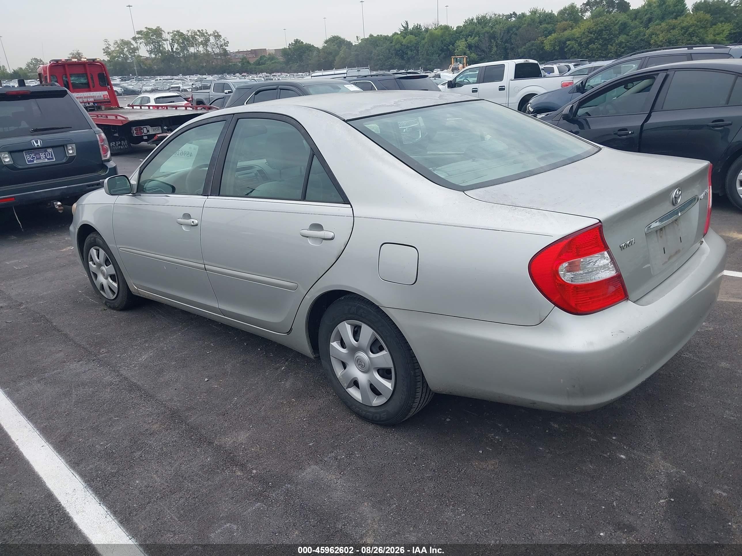 2003 Toyota Camry Le Silver vin: 4T1BE32K73U169340