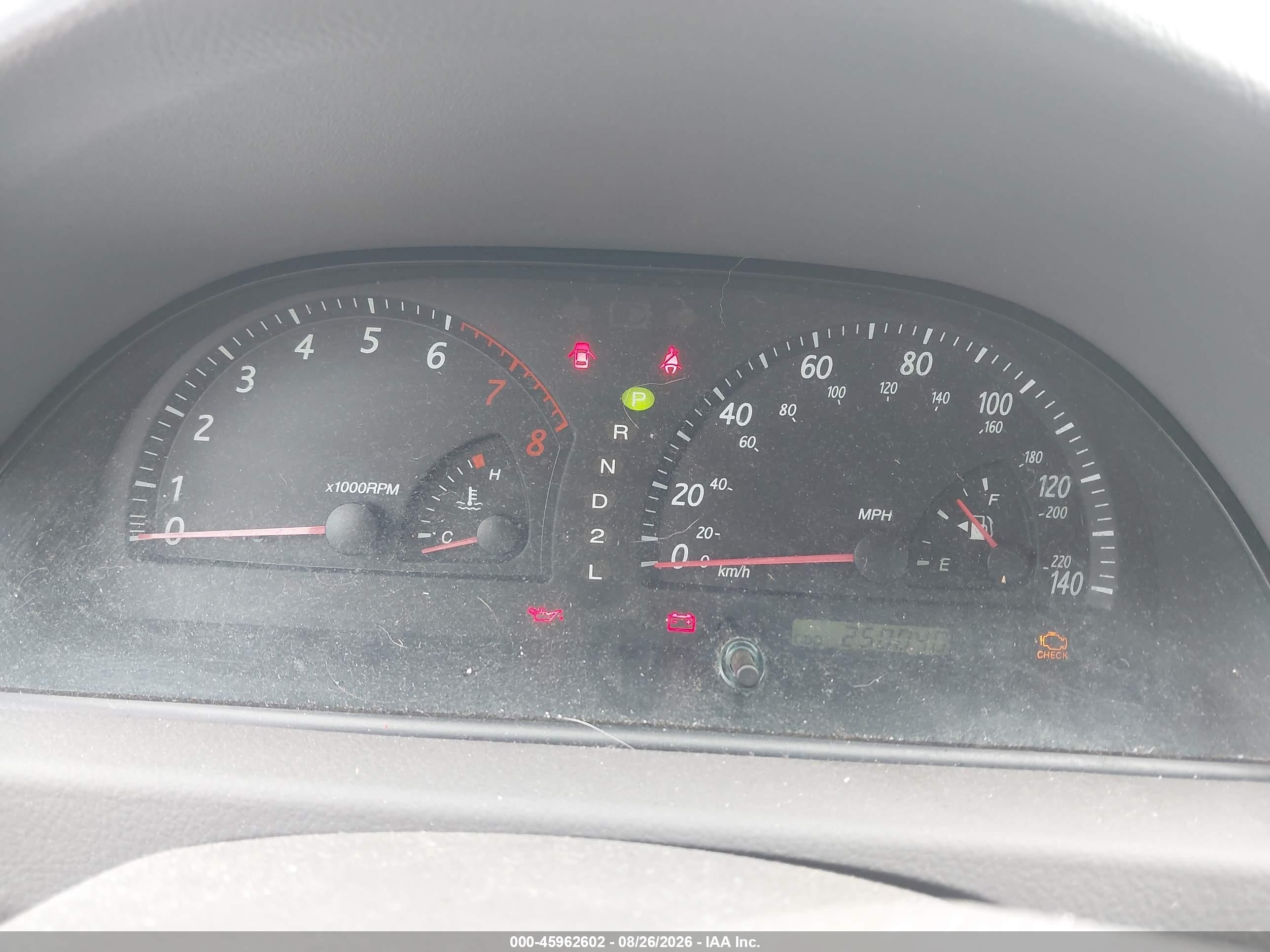 2003 Toyota Camry Le Silver vin: 4T1BE32K73U169340