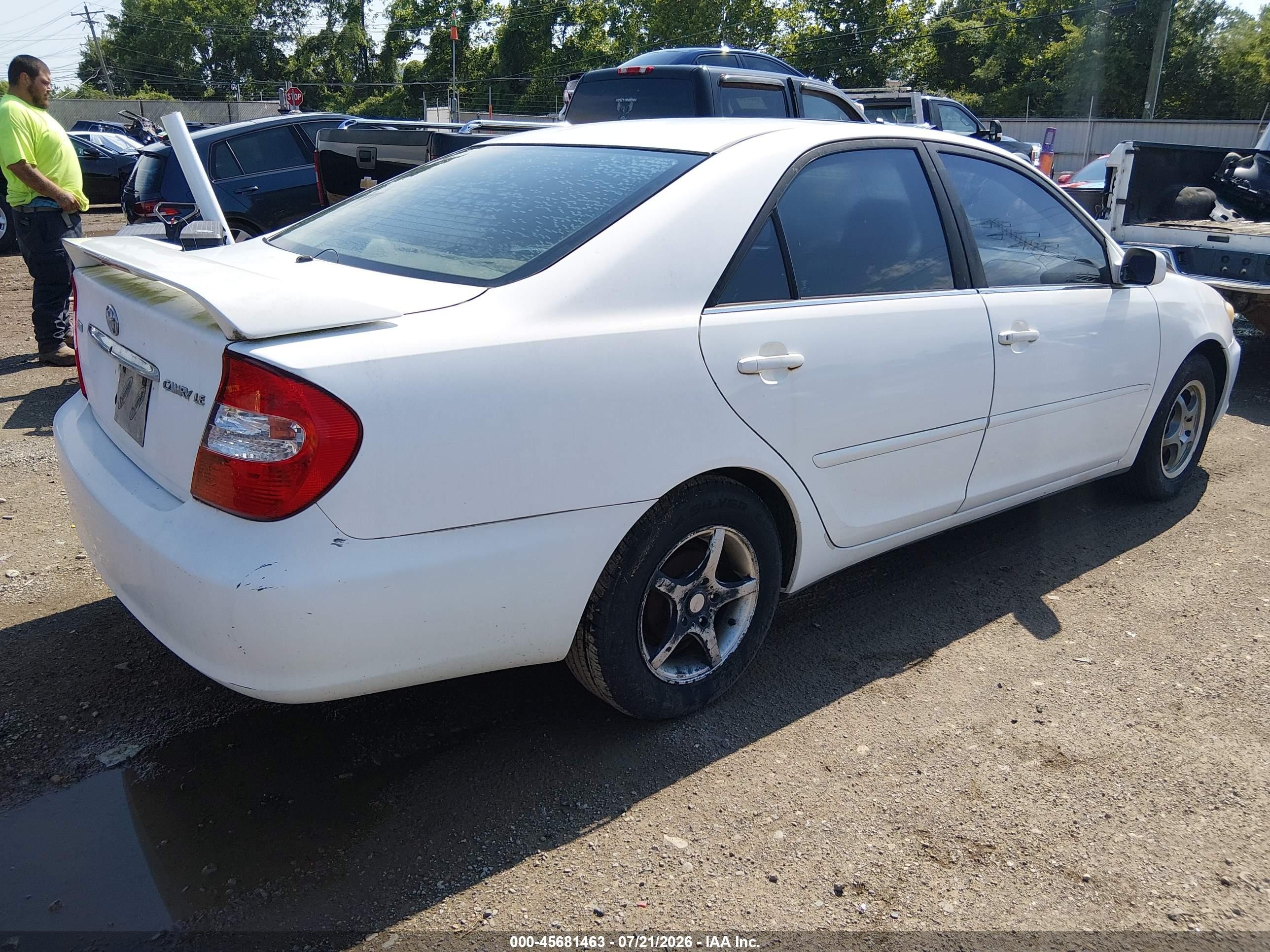 2003 Toyota Camry Le/xle/se White vin: 4T1BE32K73U213238