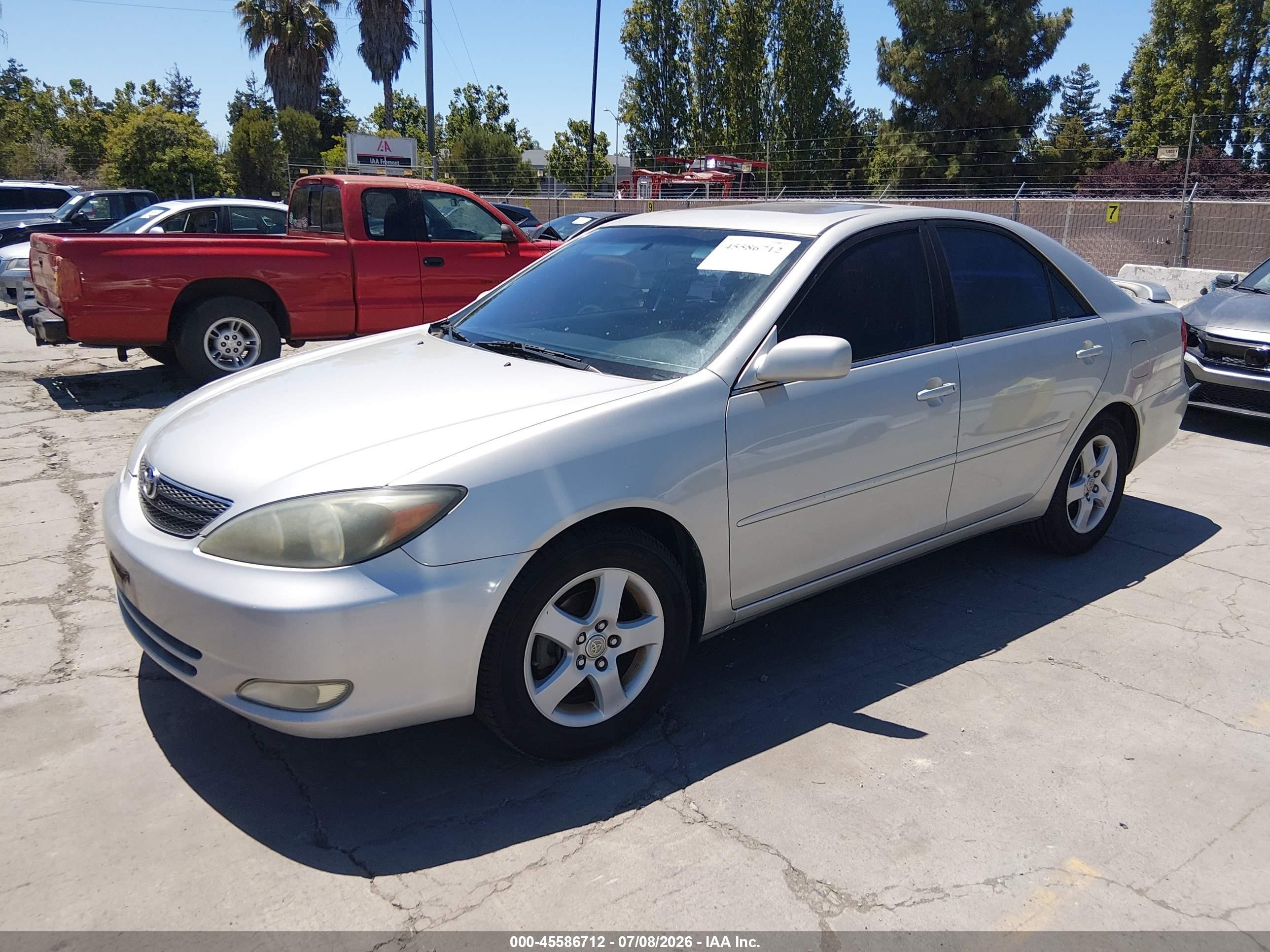 2003 Toyota Camry Se Silver vin: 4T1BE32K73U229259