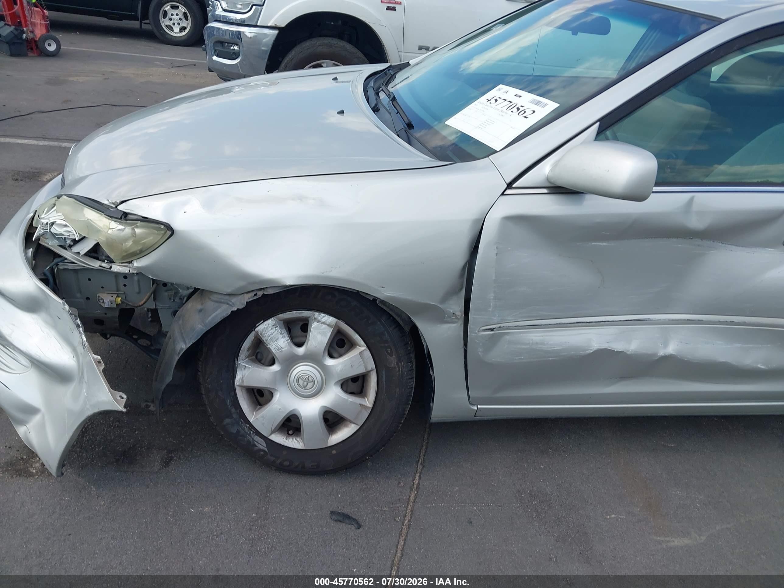 2003 Toyota Camry Le Silver vin: 4T1BE32K73U233943