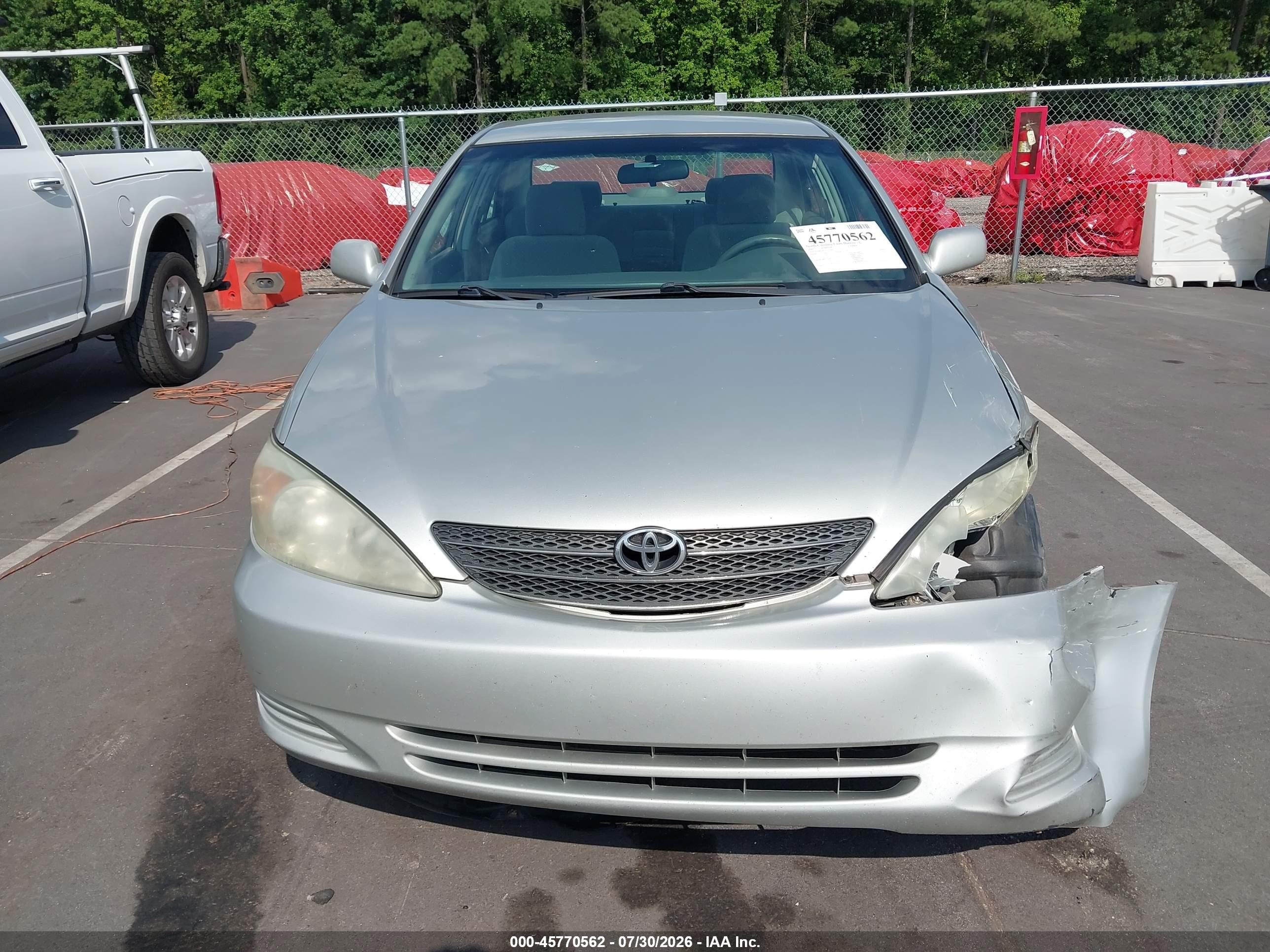 2003 Toyota Camry Le Silver vin: 4T1BE32K73U233943