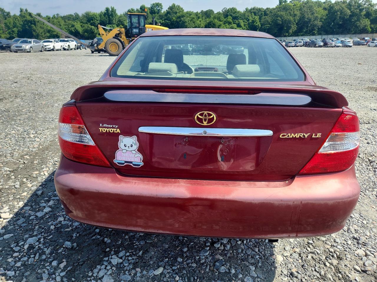 2003 Toyota Camry Le Burgundy vin: 4T1BE32K73U242769