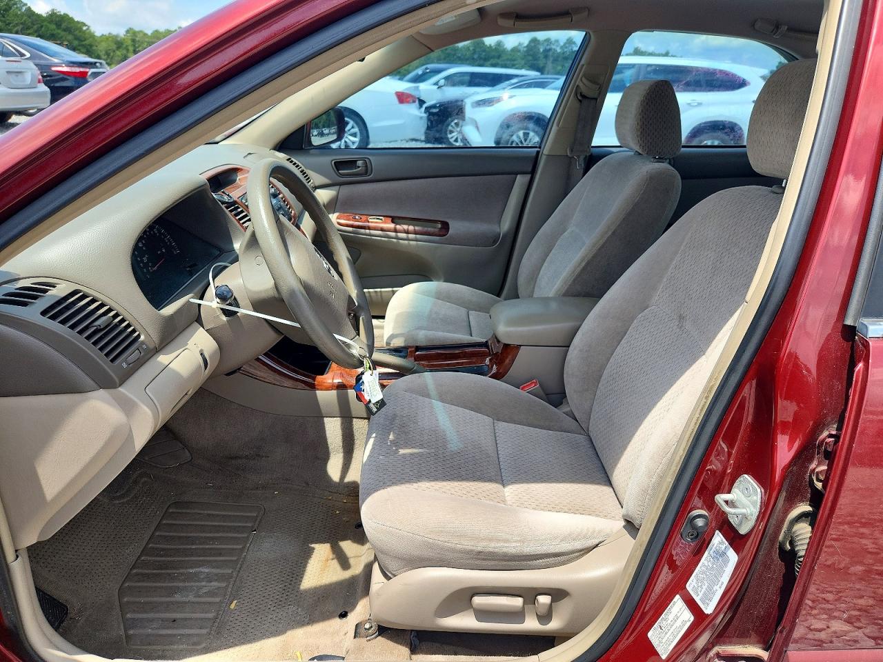 2003 Toyota Camry Le Burgundy vin: 4T1BE32K73U242769