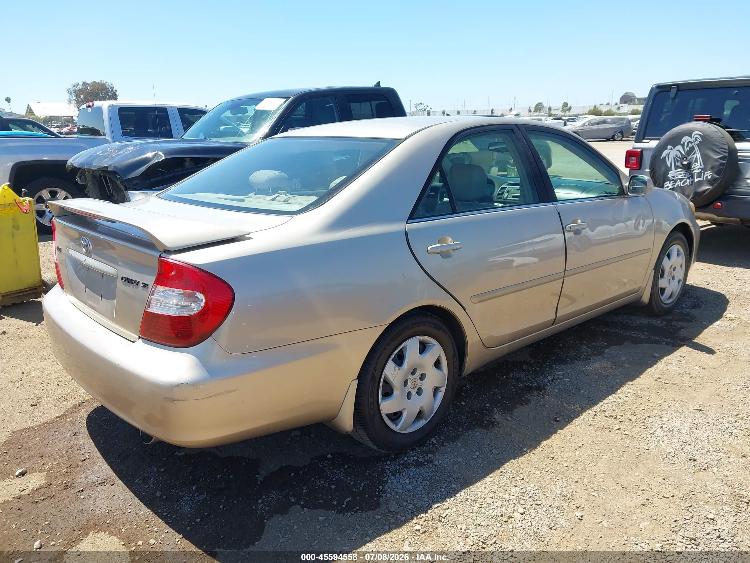 2003 Toyota Camry Se Gray vin: 4T1BE32K73U683155