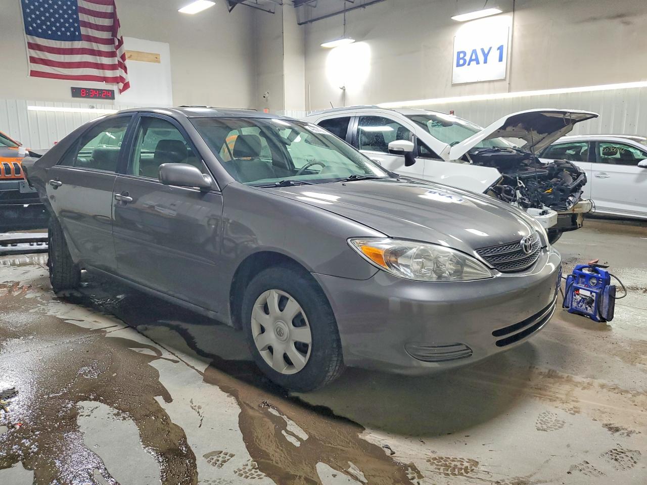 2003 Toyota Camry Le Gray vin: 4T1BE32K73U685486
