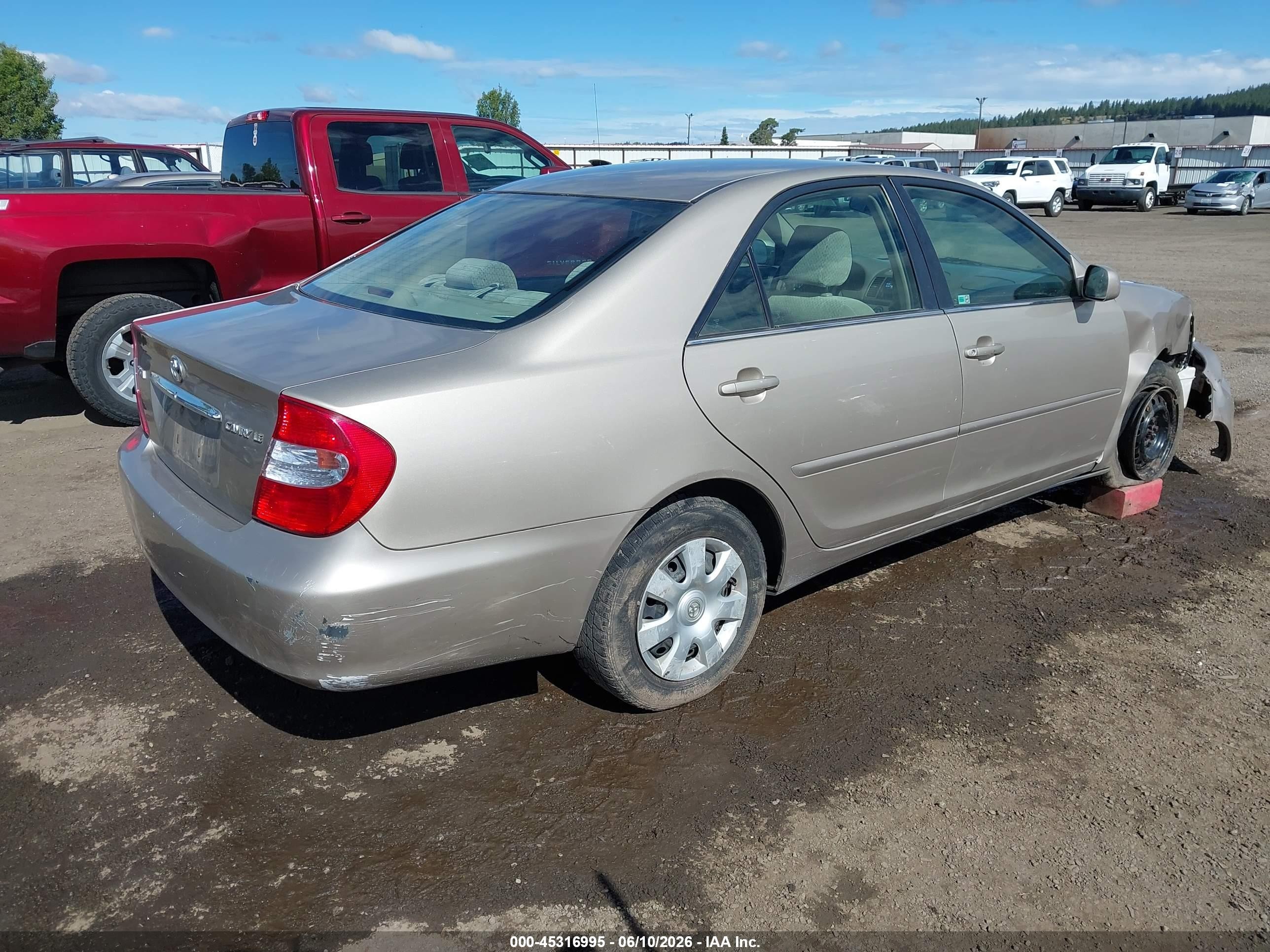 2003 Toyota Camry Le Brown vin: 4T1BE32K73U722553