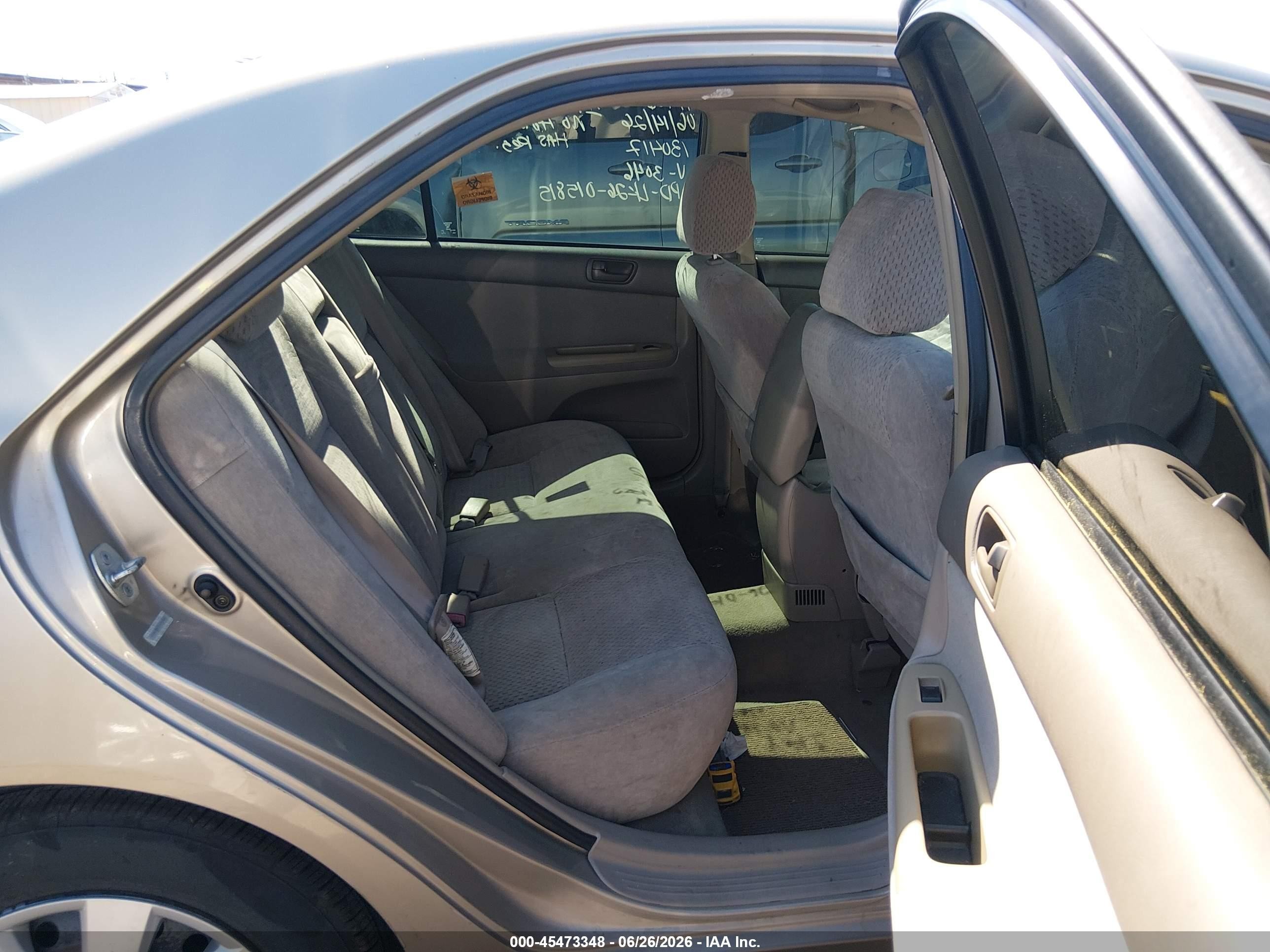 2003 Toyota Camry Le Champagne vin: 4T1BE32K73U743046