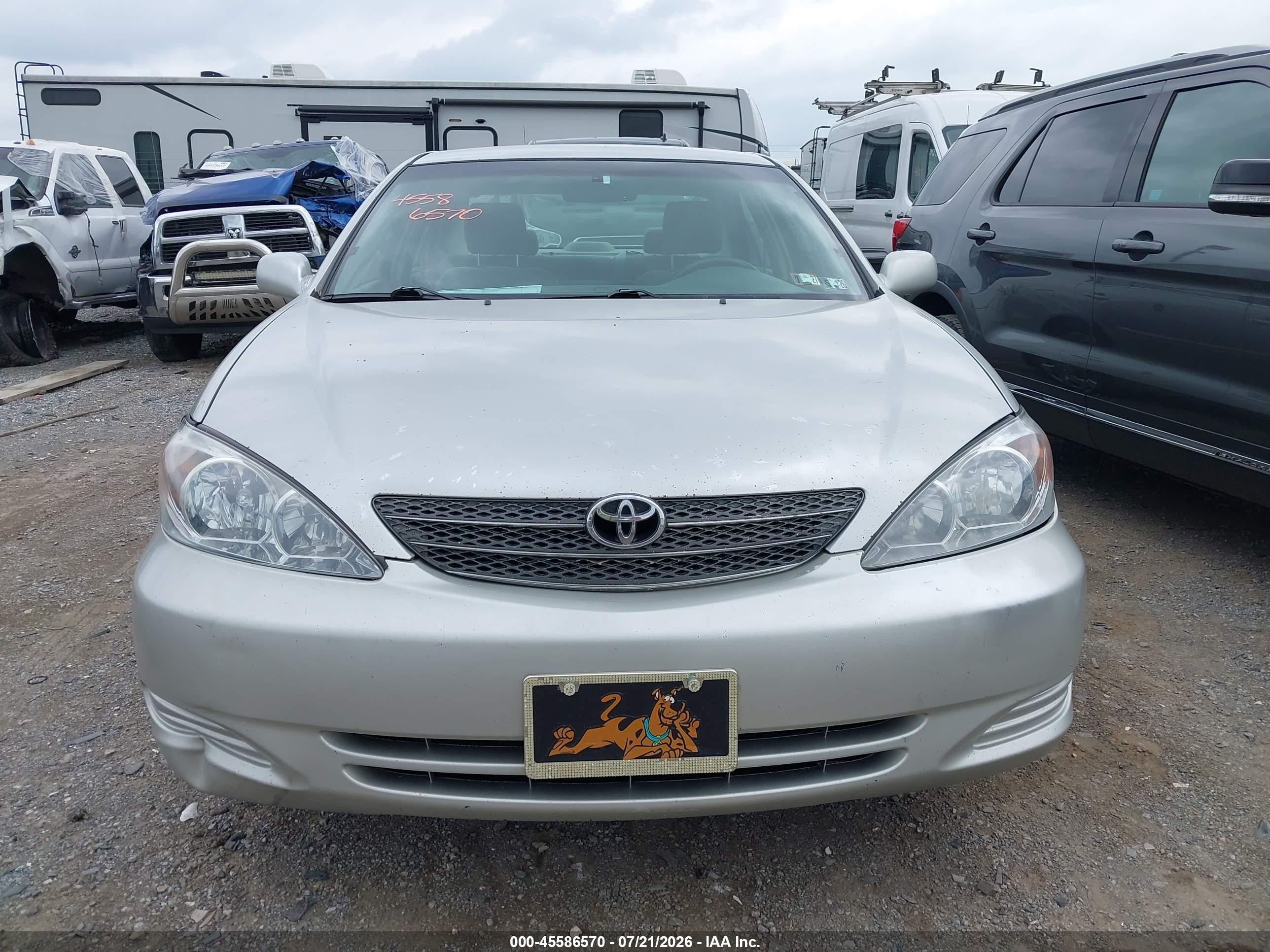 2004 Toyota Camry Le/xle/se Silver vin: 4T1BE32K744302860
