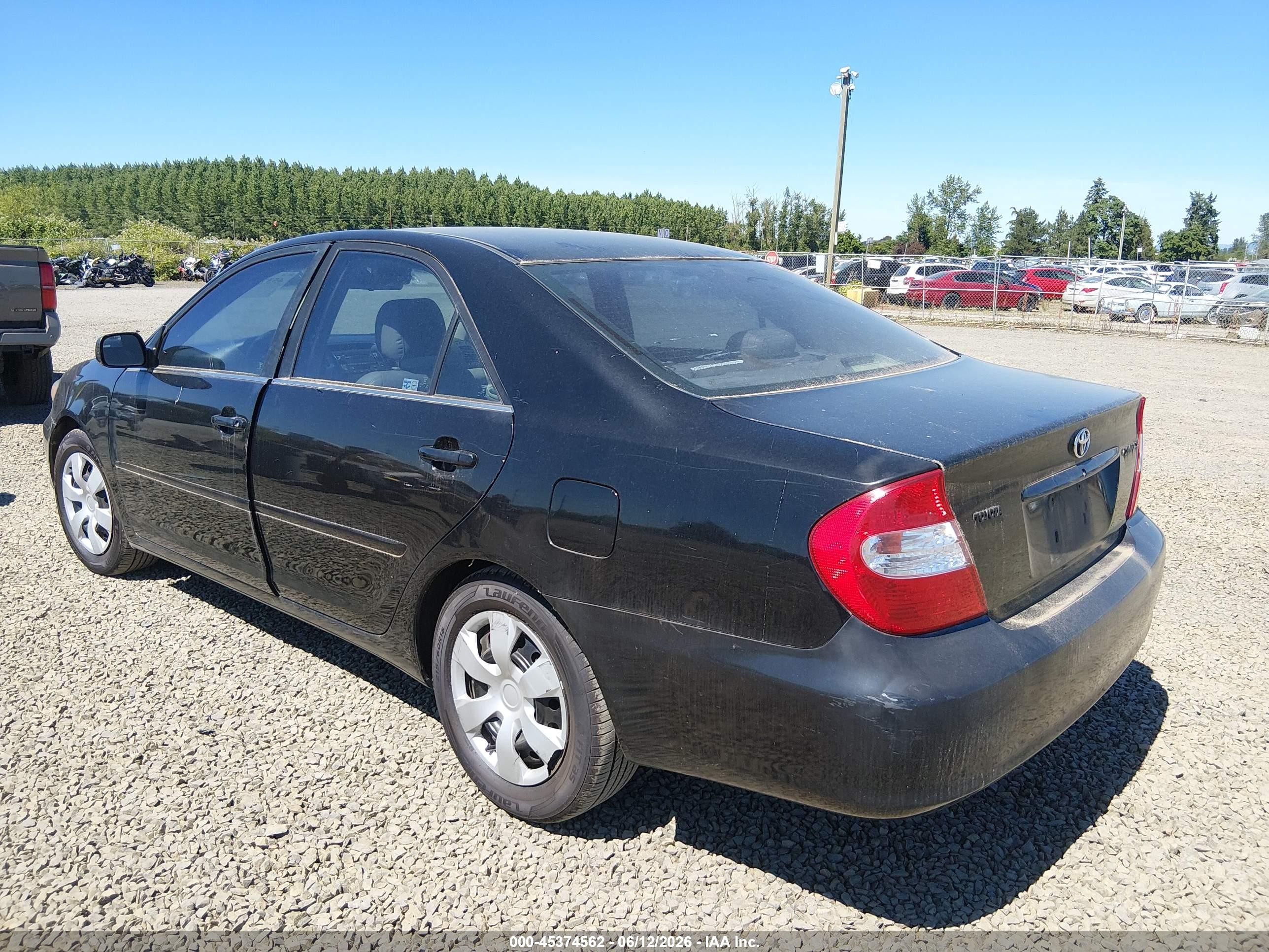 2004 Toyota Camry Se Черный vin: 4T1BE32K74U277233