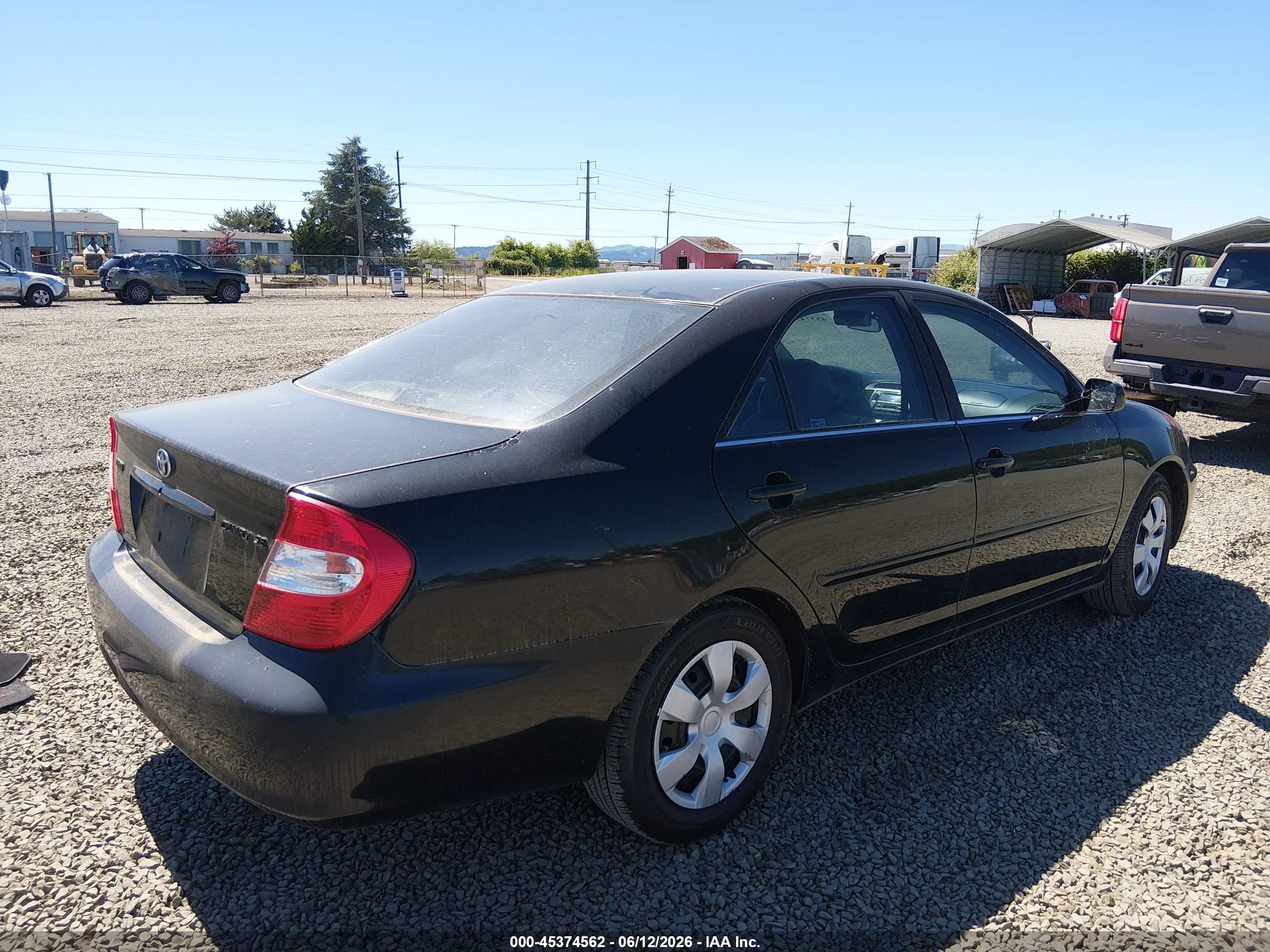 2004 Toyota Camry Se Черный vin: 4T1BE32K74U277233