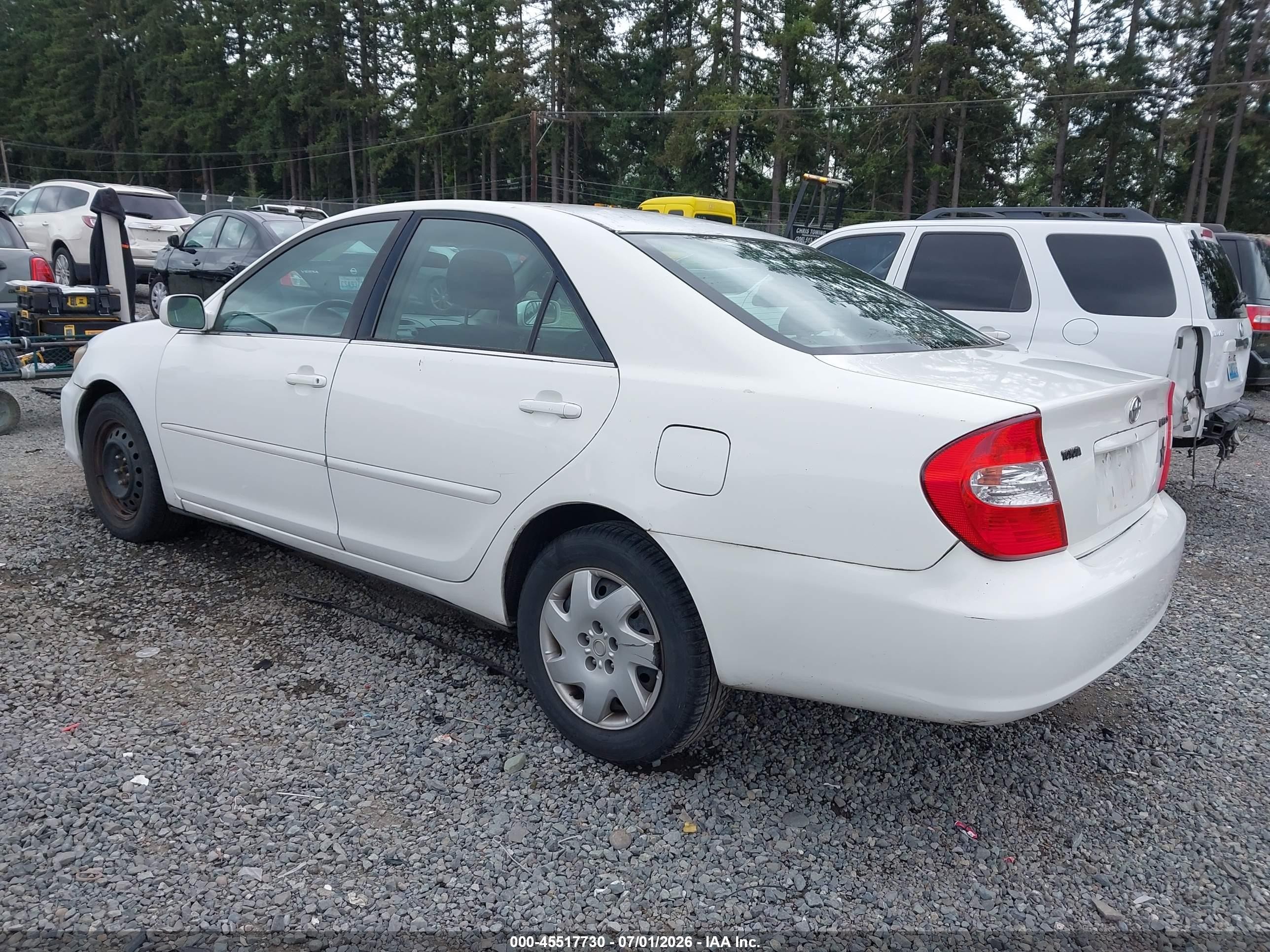2004 Toyota Camry Se White vin: 4T1BE32K74U336412
