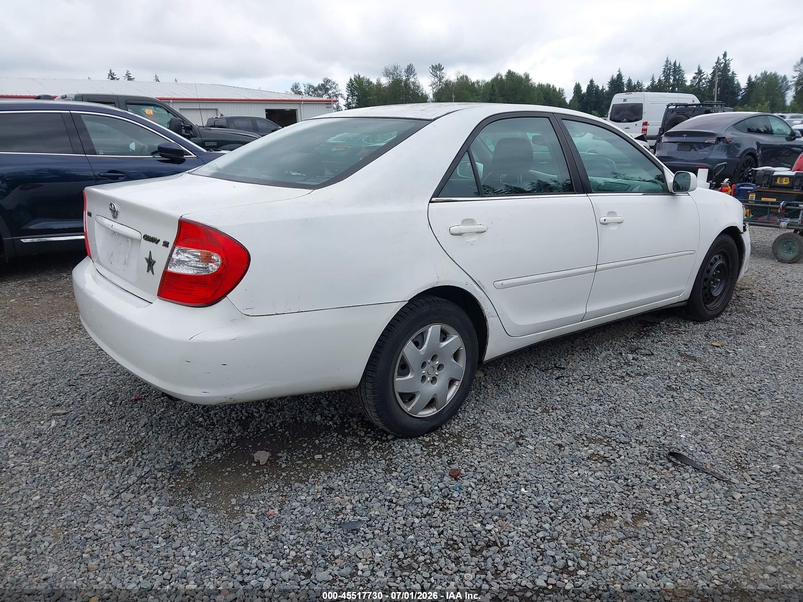 2004 Toyota Camry Se White vin: 4T1BE32K74U336412