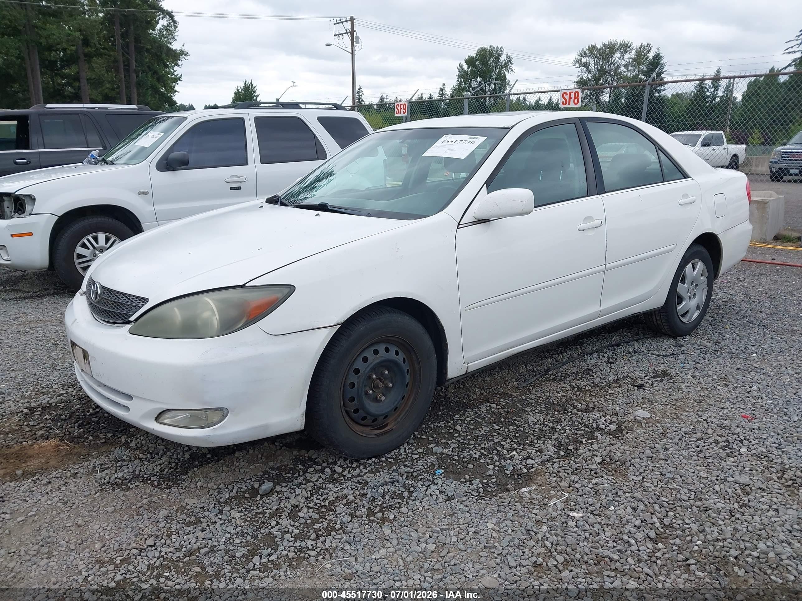 2004 Toyota Camry Se White vin: 4T1BE32K74U336412