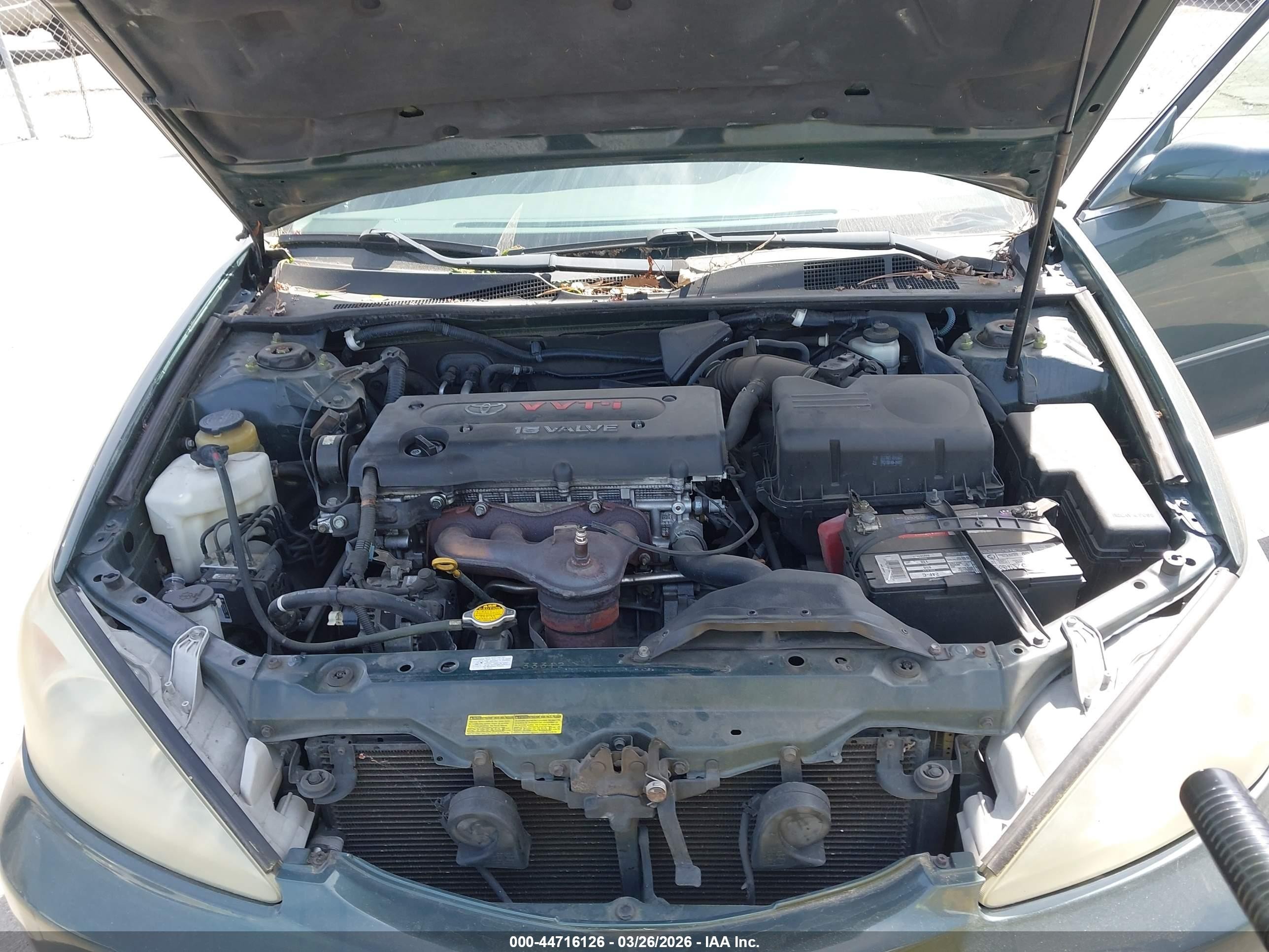 2004 Toyota Camry Xle Green vin: 4T1BE32K74U336930