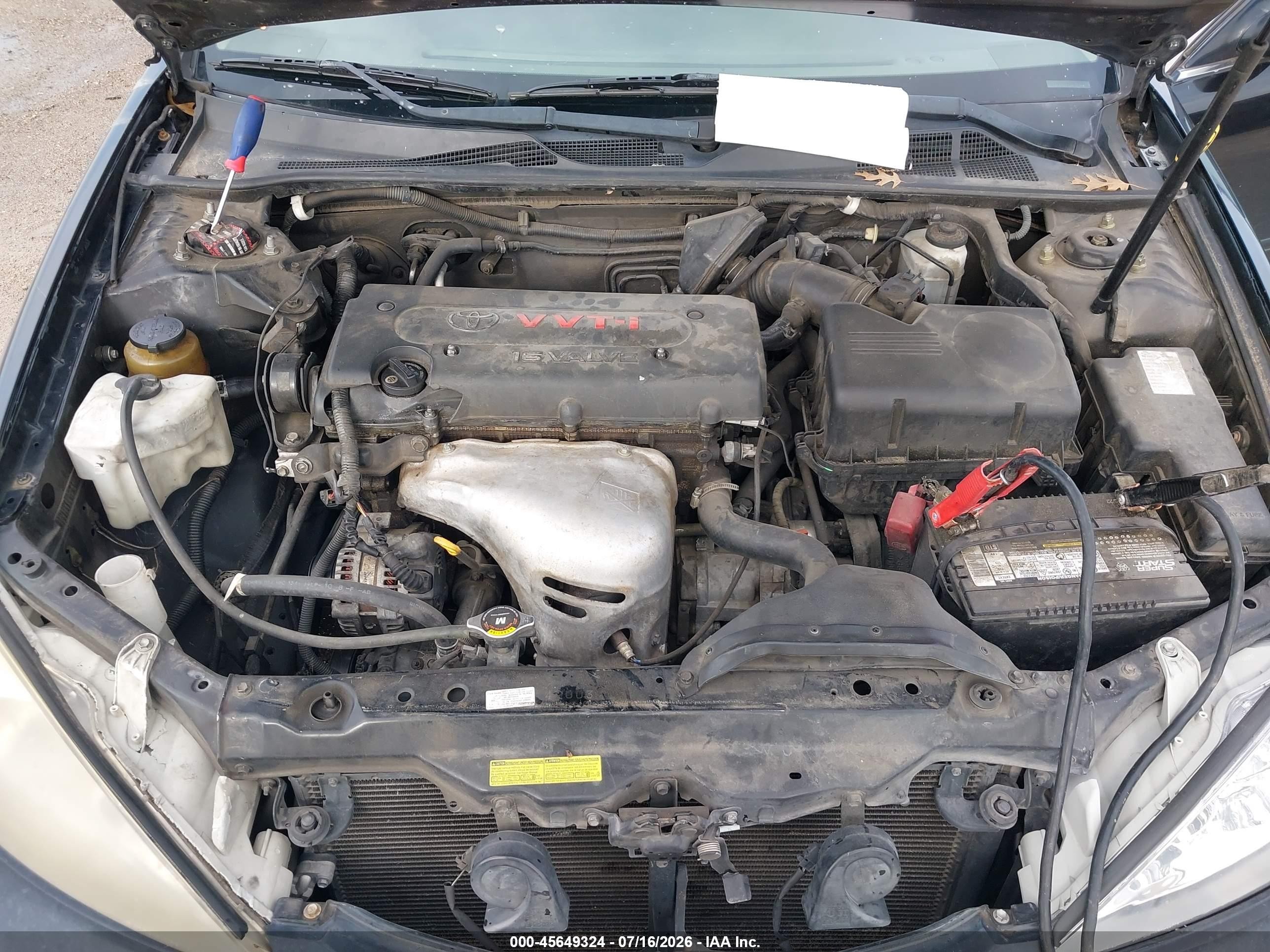 2004 Toyota Camry Le Black vin: 4T1BE32K74U342470