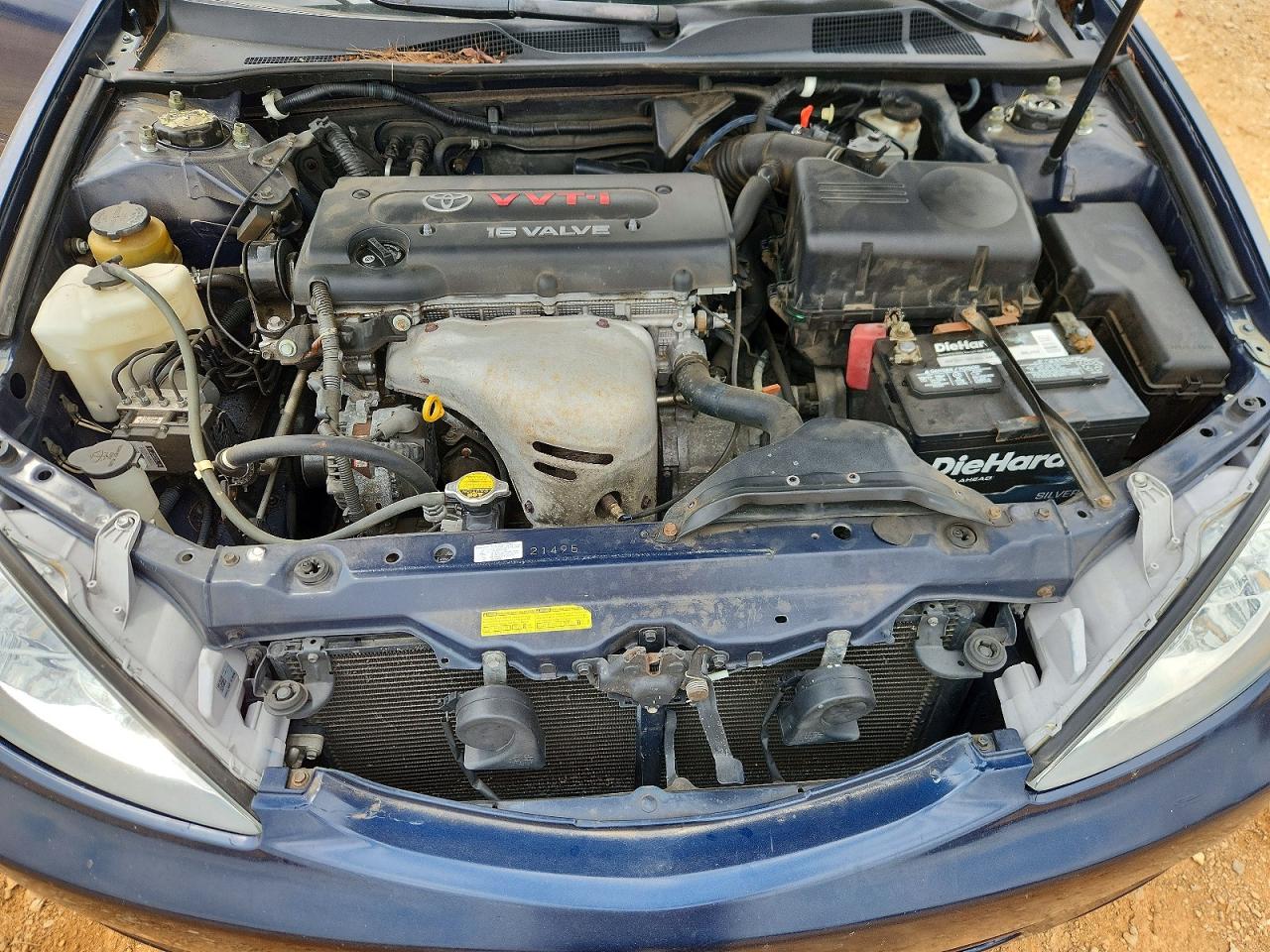 2004 Toyota Camry Xle Blue vin: 4T1BE32K74U362993