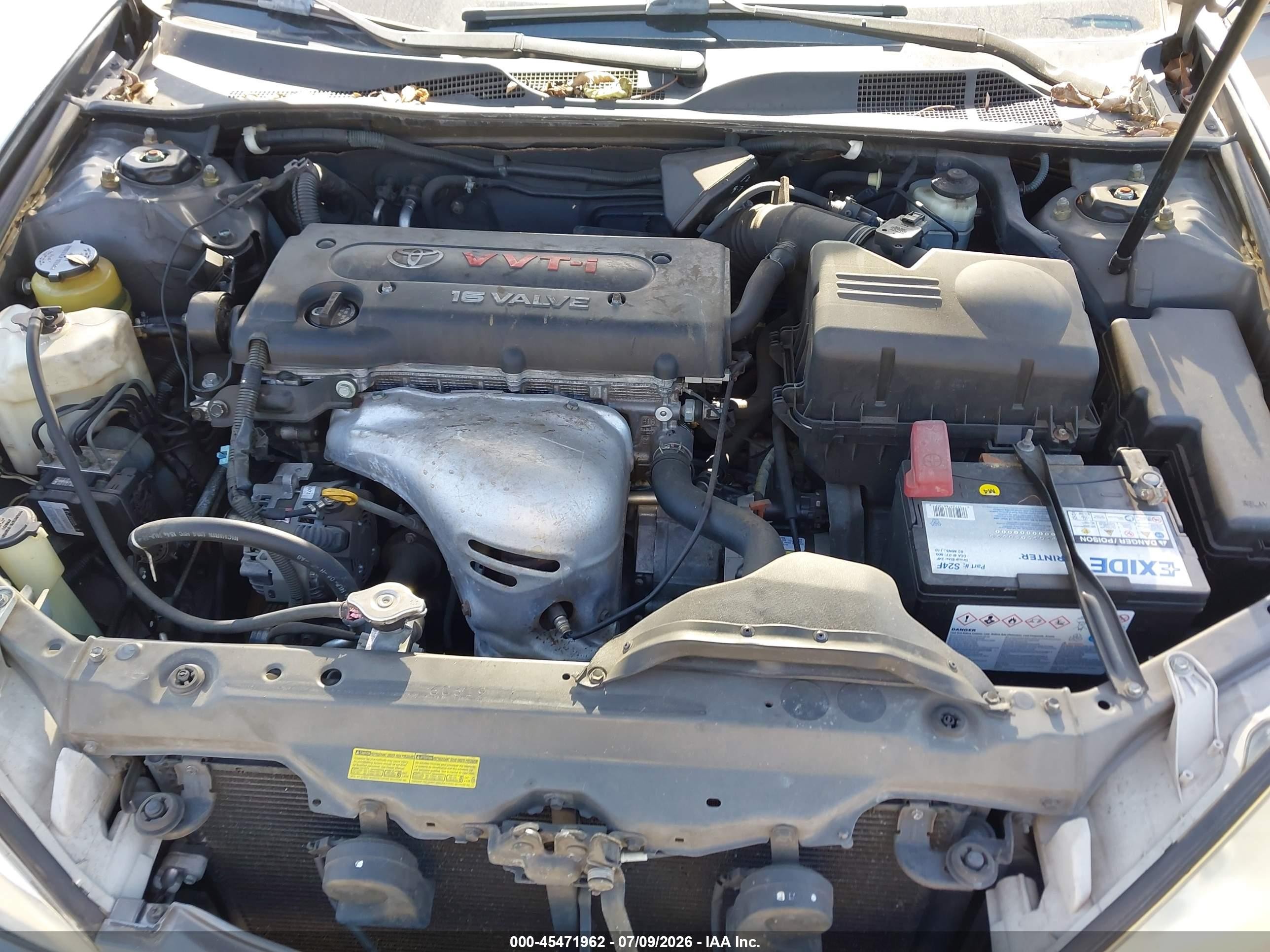 2004 Toyota Camry Le Gray vin: 4T1BE32K74U797514