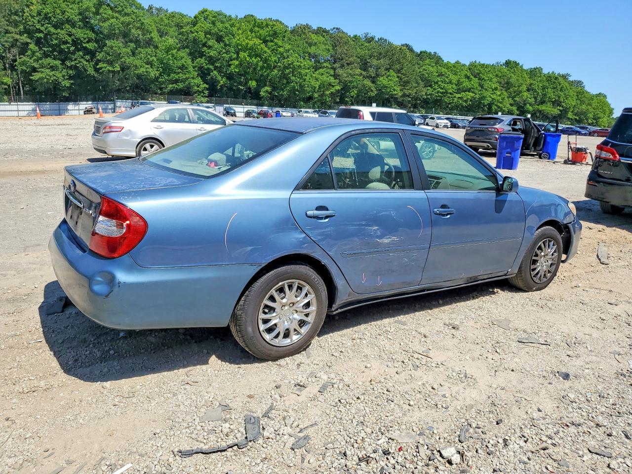 2004 Toyota Camry Le Синий vin: 4T1BE32K74U810195