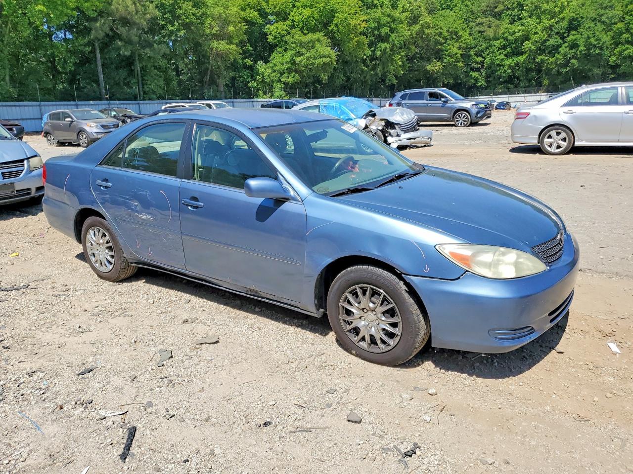 2004 Toyota Camry Le Синий vin: 4T1BE32K74U810195