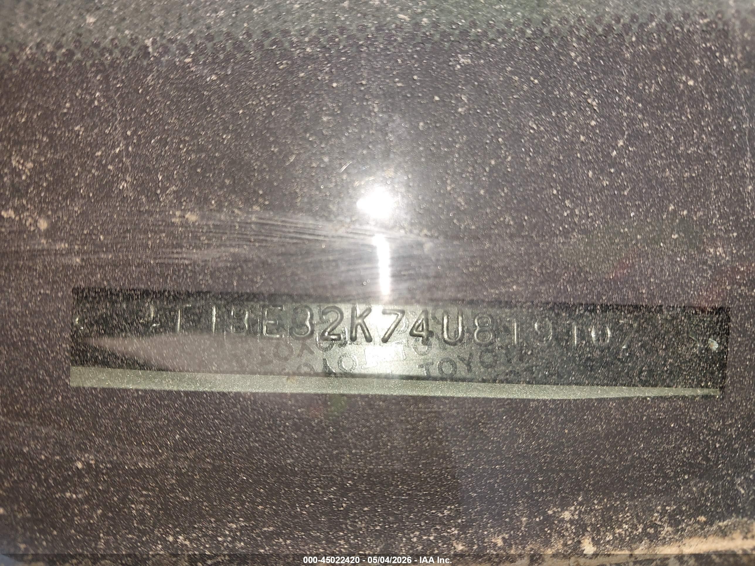 2004 Toyota Camry Le Серебряный vin: 4T1BE32K74U819107