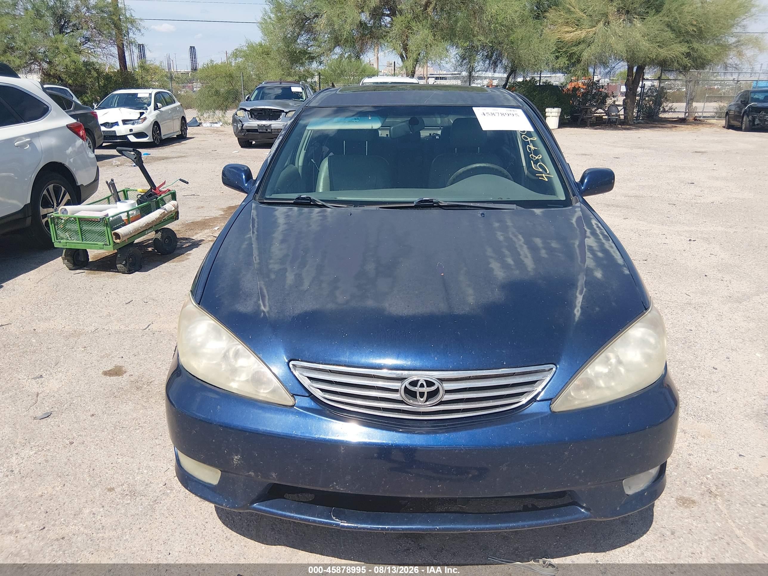 2005 Toyota Camry Xle Blue vin: 4T1BE32K75U076272