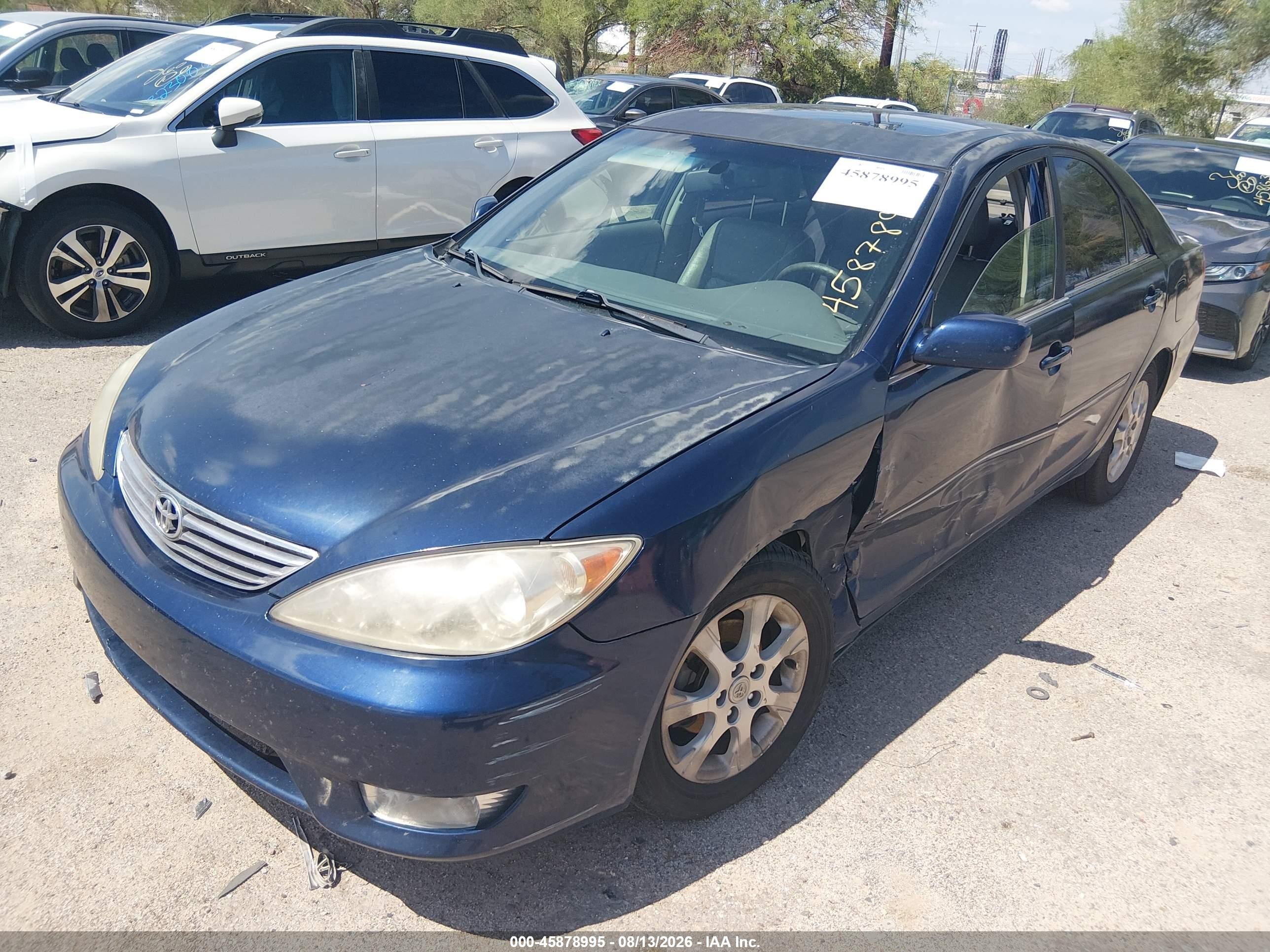 2005 Toyota Camry Xle Blue vin: 4T1BE32K75U076272