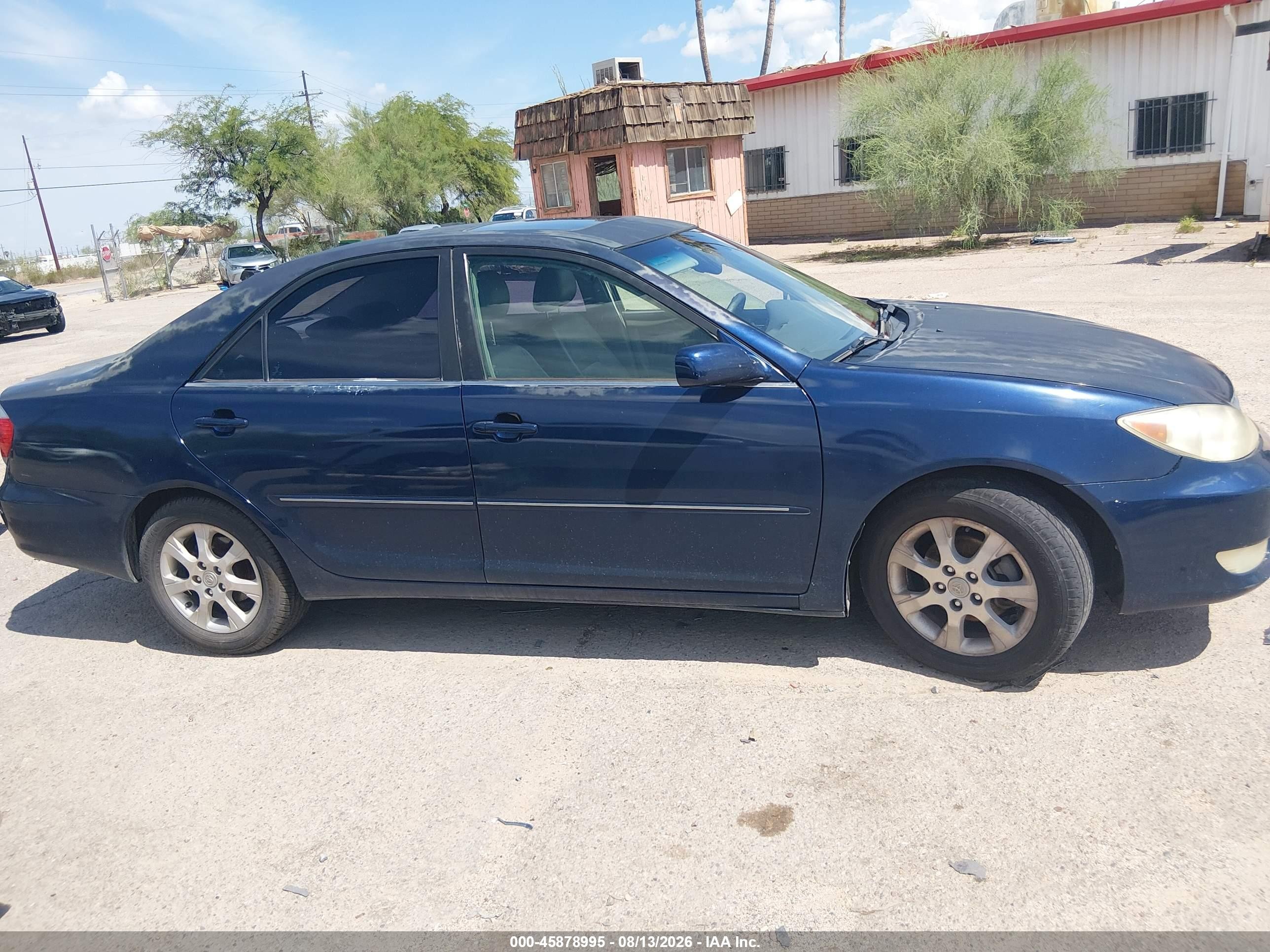 2005 Toyota Camry Xle Blue vin: 4T1BE32K75U076272
