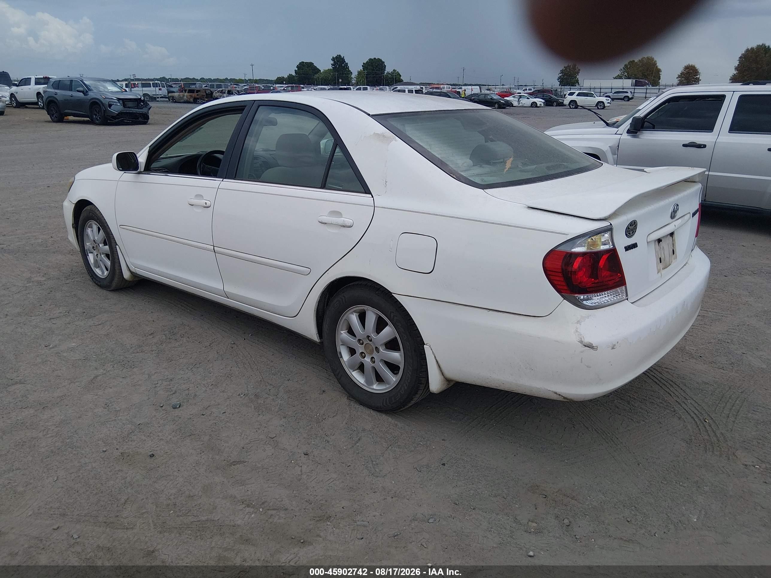 2005 Toyota Camry Se White vin: 4T1BE32K75U381352