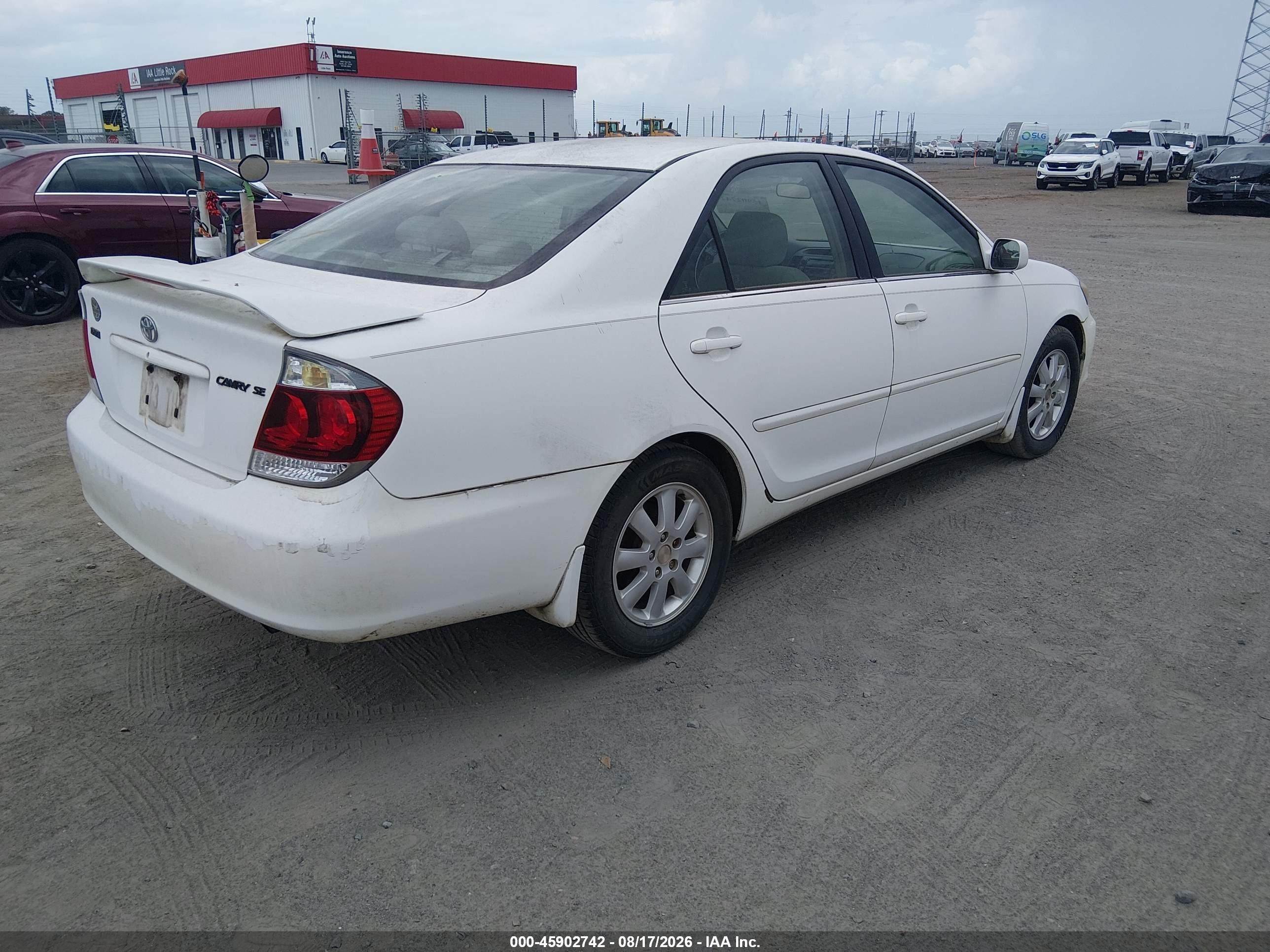 2005 Toyota Camry Se White vin: 4T1BE32K75U381352