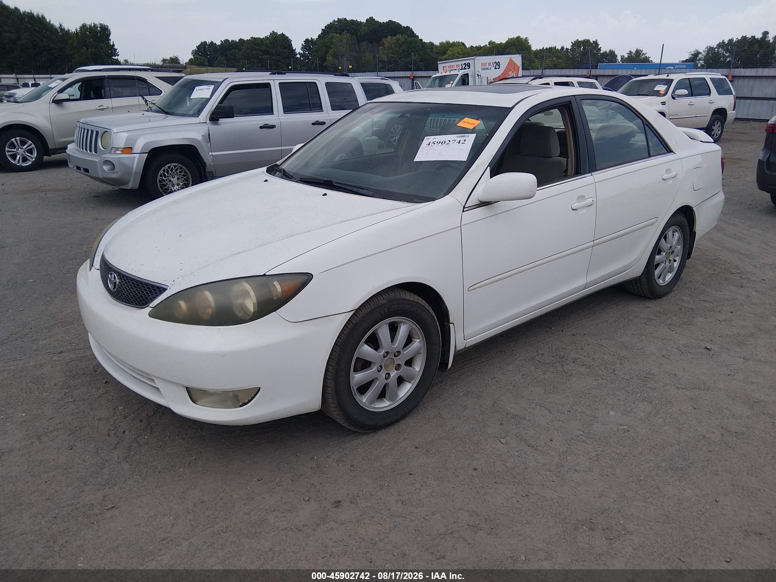 2005 Toyota Camry Se White vin: 4T1BE32K75U381352