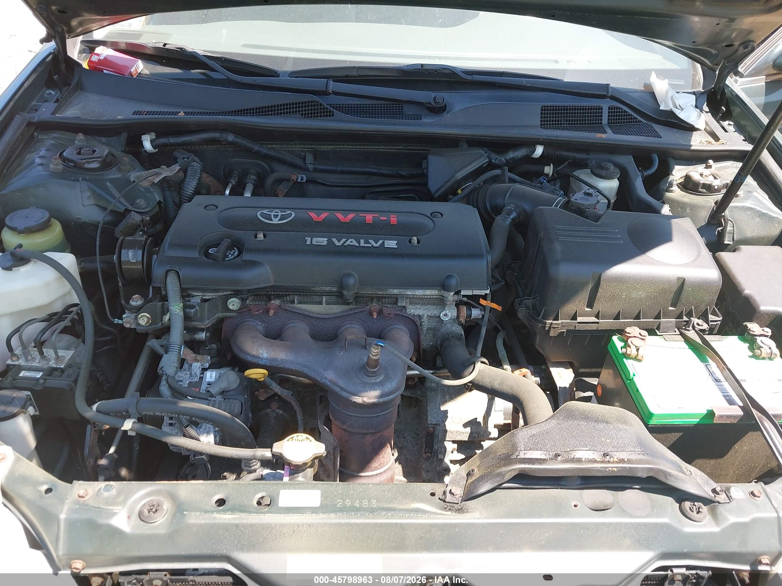 2005 Toyota Camry Le Green vin: 4T1BE32K75U403611