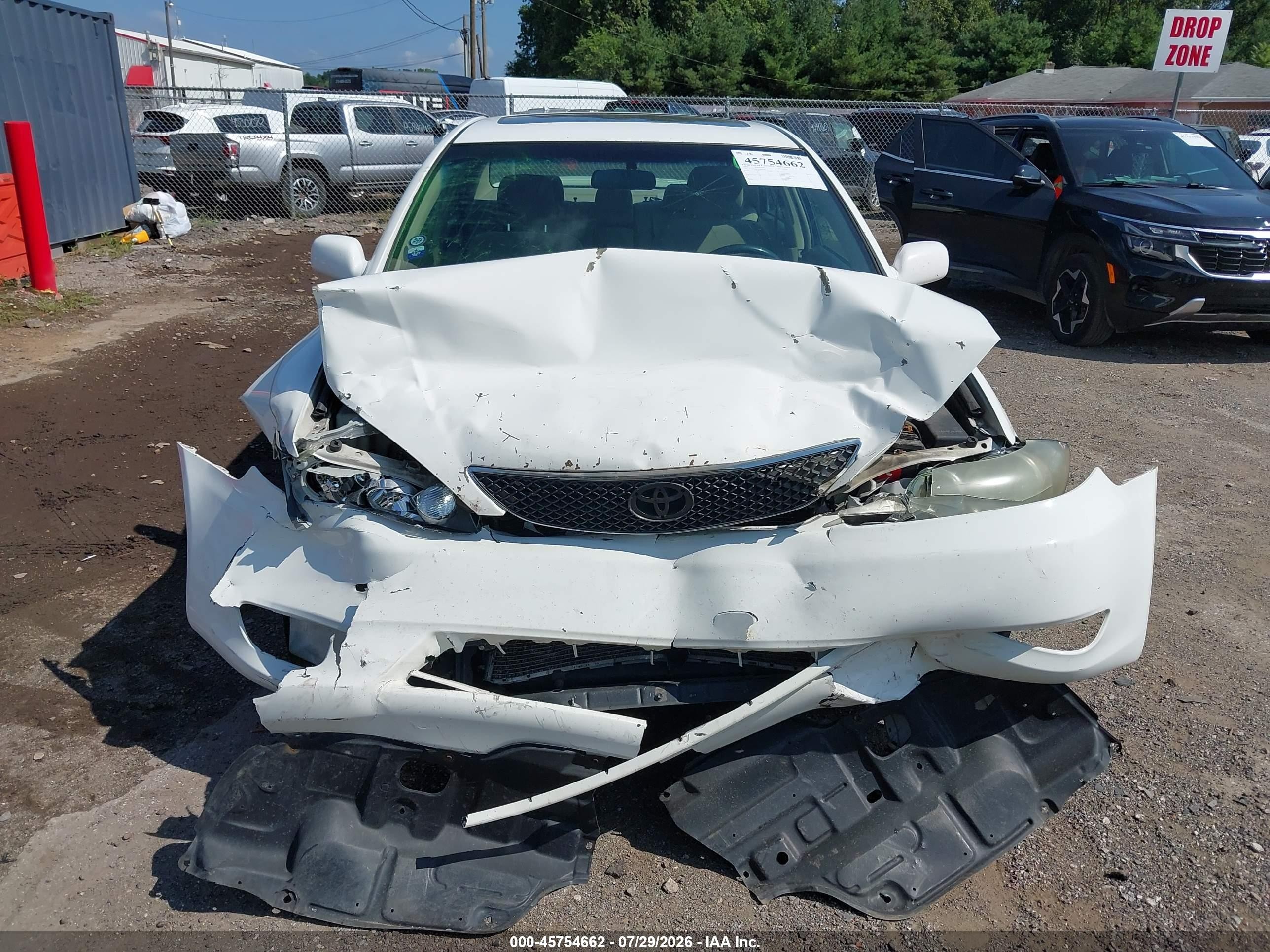 2005 Toyota Camry Se White vin: 4T1BE32K75U435314