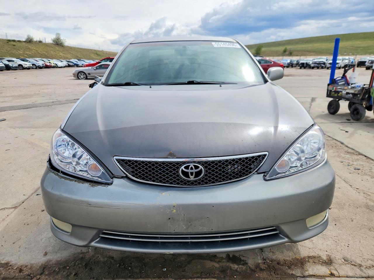 2005 Toyota Camry Se Gray vin: 4T1BE32K75U518435