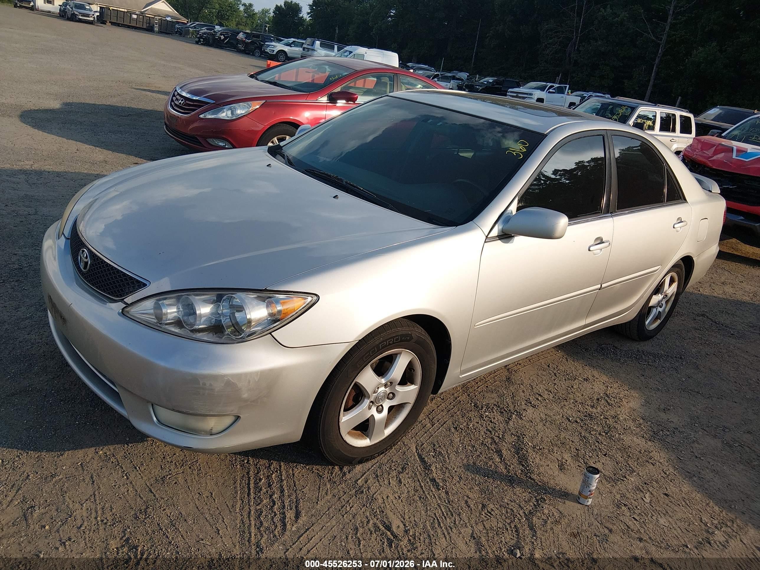 2005 Toyota Camry Se Gray vin: 4T1BE32K75U557445