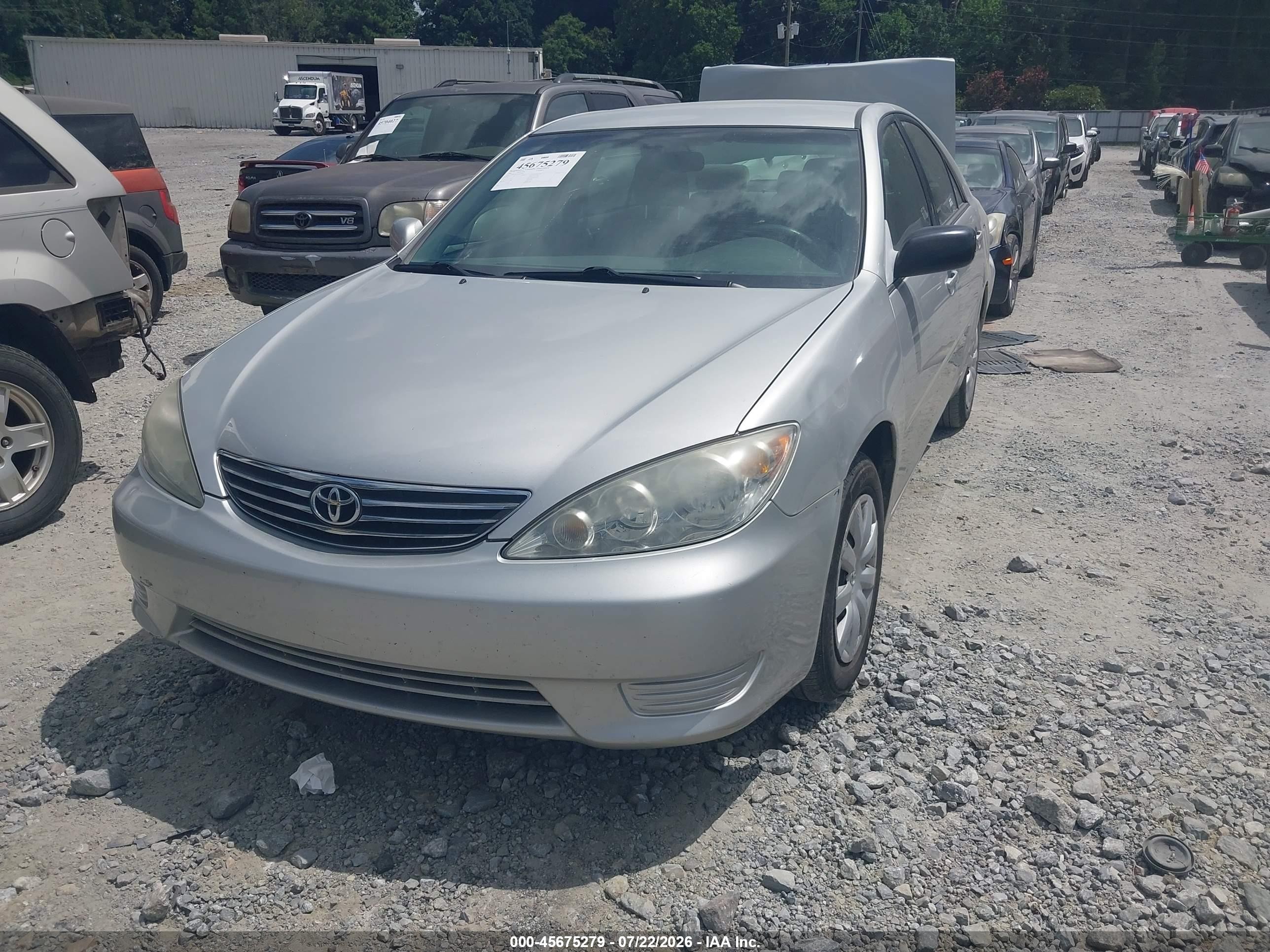 2005 Toyota Camry Le Серебряный vin: 4T1BE32K75U563696