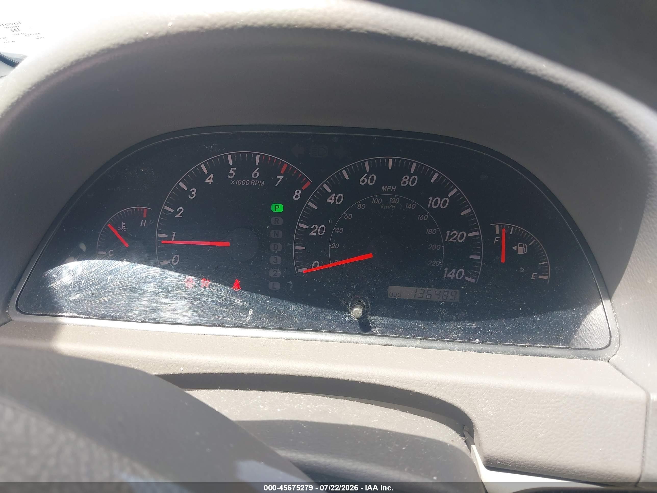 2005 Toyota Camry Le Серебряный vin: 4T1BE32K75U563696