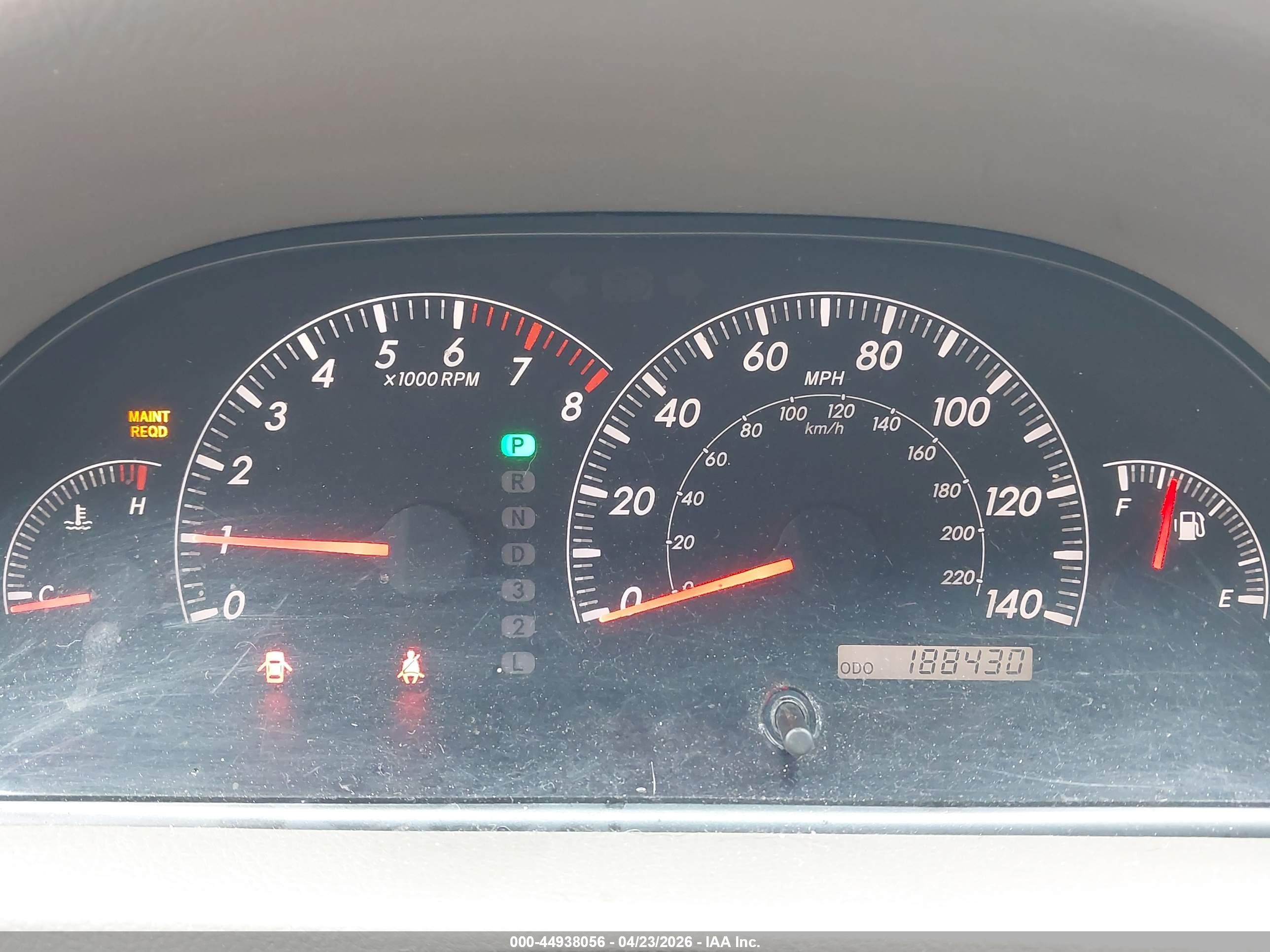 2005 Toyota Camry Le Tan vin: 4T1BE32K75U947946