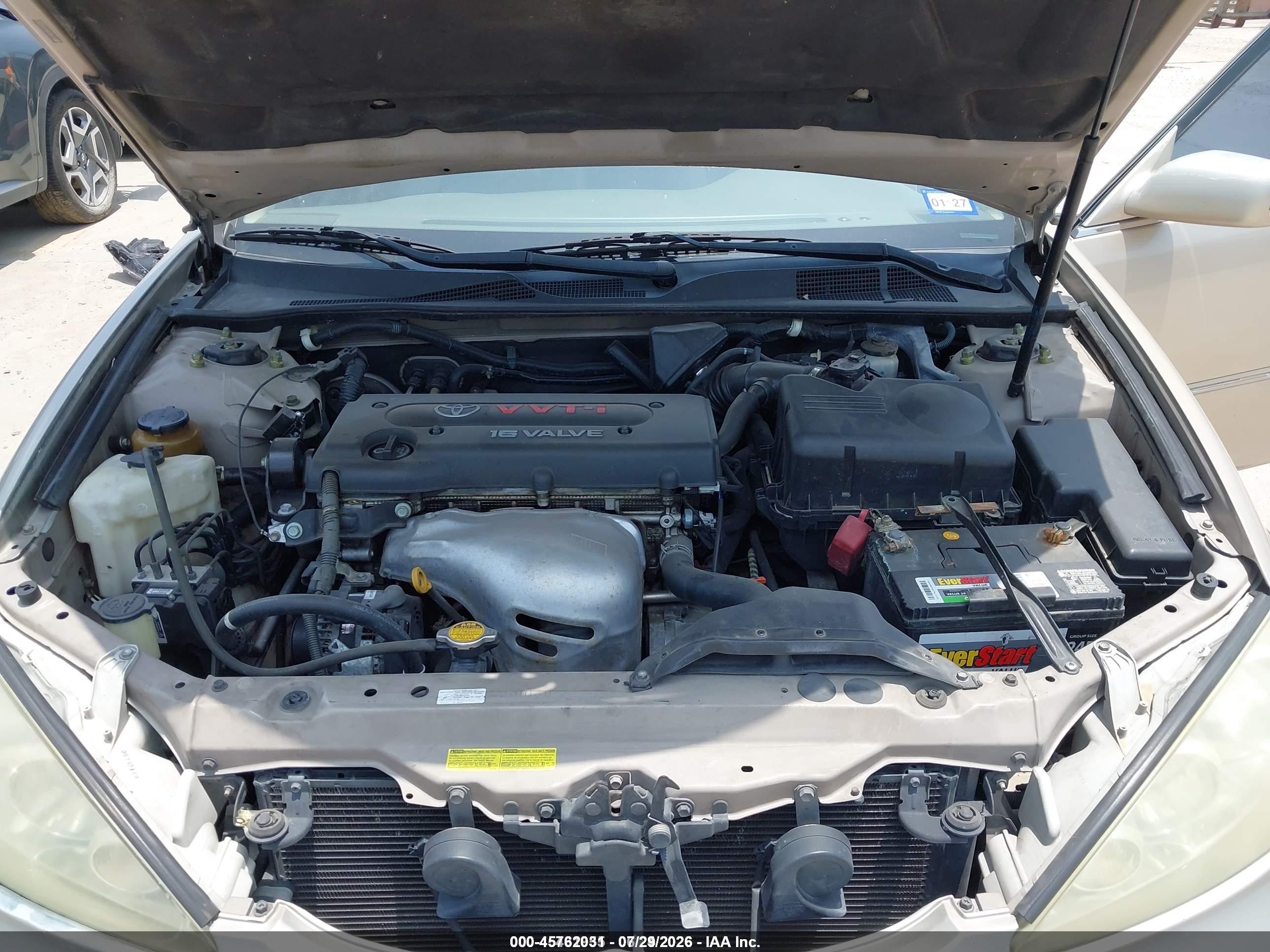 2005 Toyota Camry Xle Tan vin: 4T1BE32K75U972667