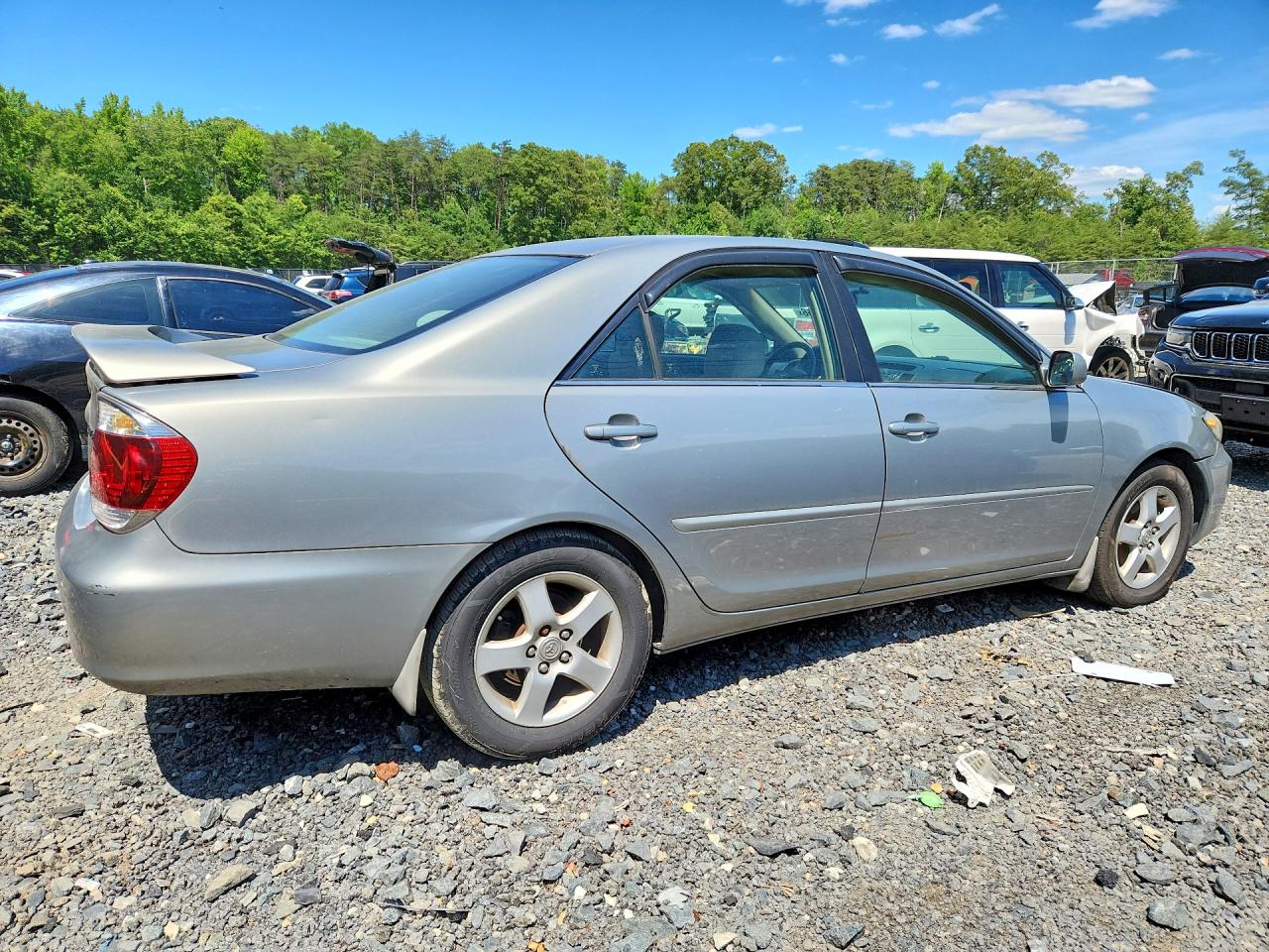2005 Toyota Camry Se Beige vin: 4T1BE32K75U976704