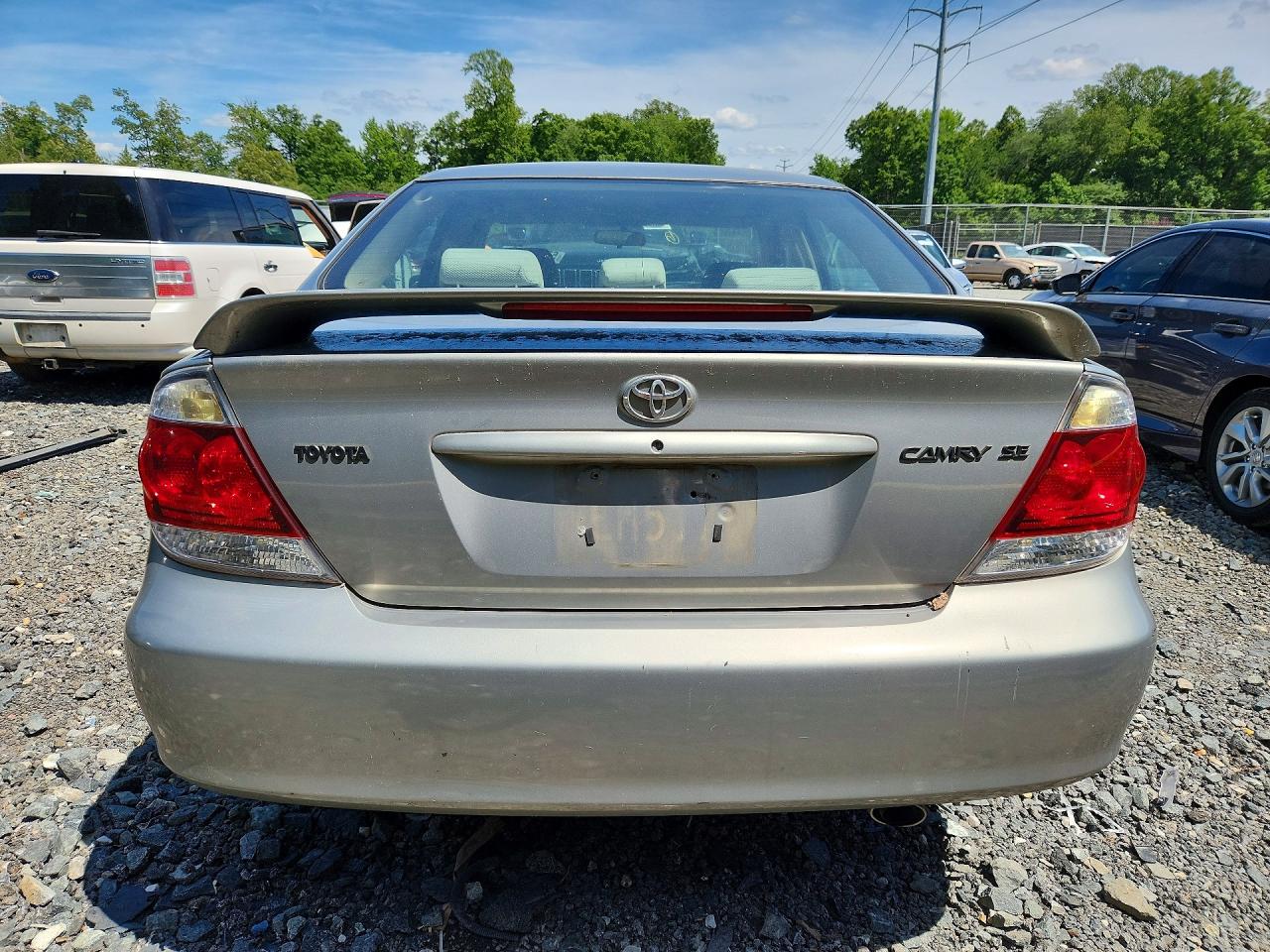 2005 Toyota Camry Se Beige vin: 4T1BE32K75U976704