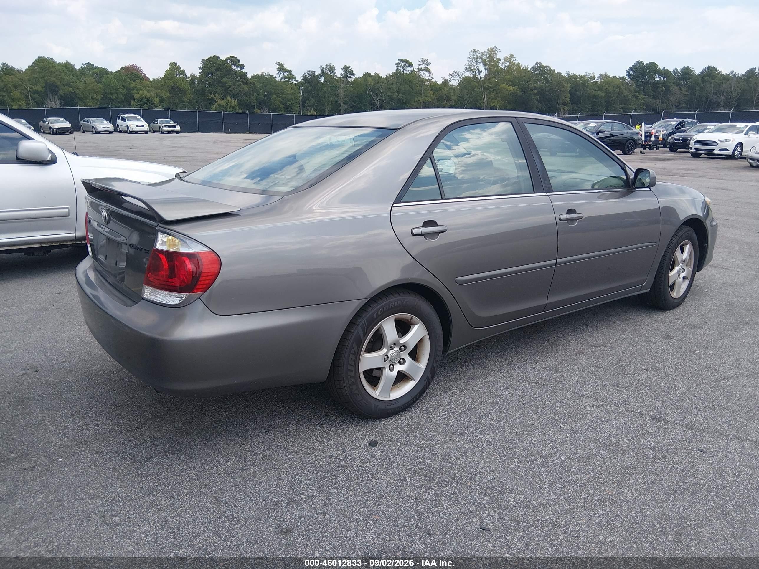 2005 Toyota Camry Se Gray vin: 4T1BE32K75U995043
