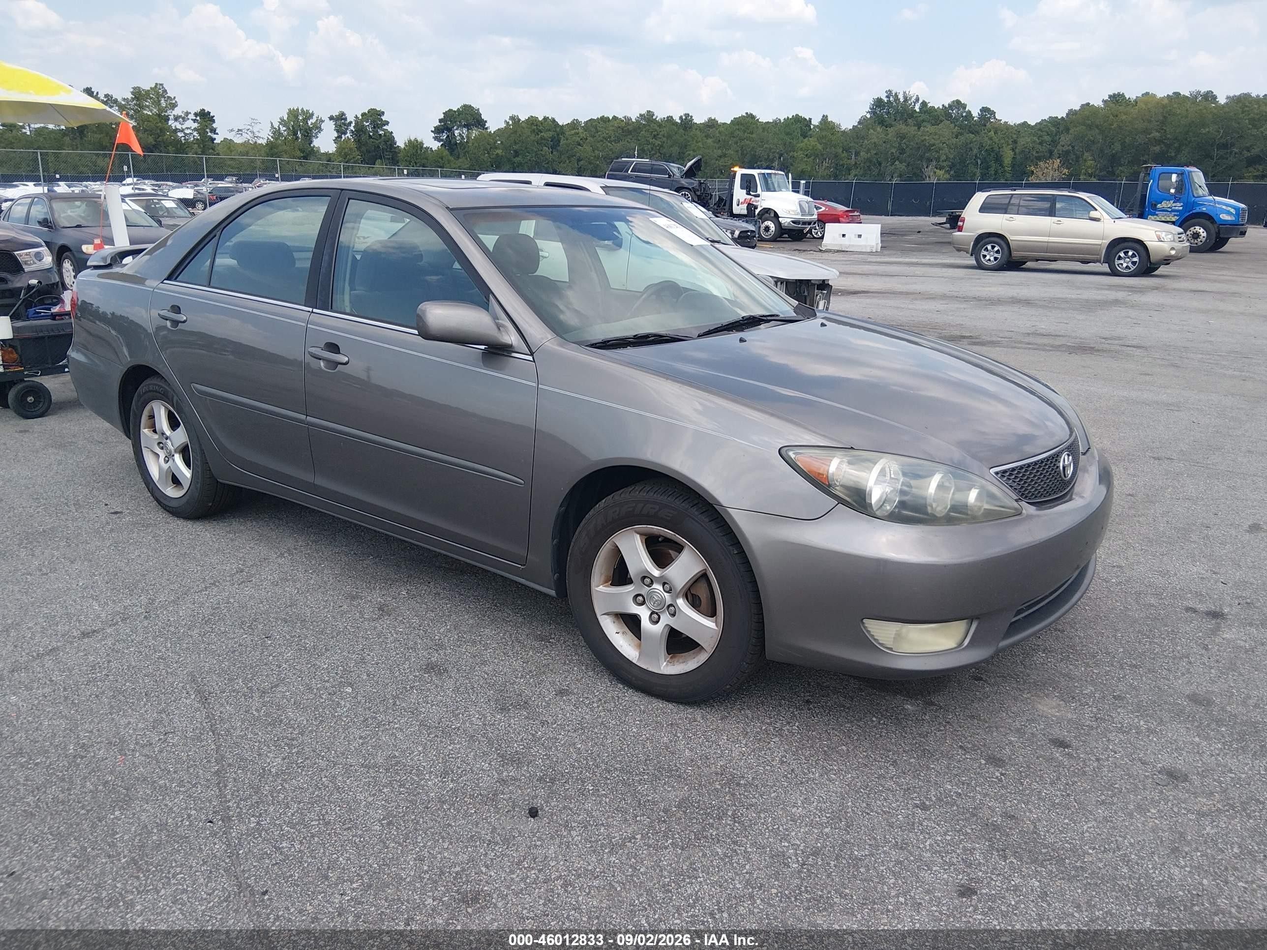 2005 Toyota Camry Se Gray vin: 4T1BE32K75U995043